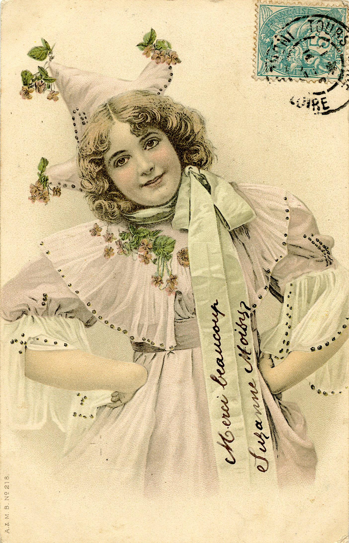 Antique / Vintage Postcard Art Nouveau: The dimensions are Approx. 5.5"x 3.5" (small variances can occur). This lot is located in Boca Raton, Fl and its shipment will be made directly by Artelisted. Shipping insurance is the responsibility