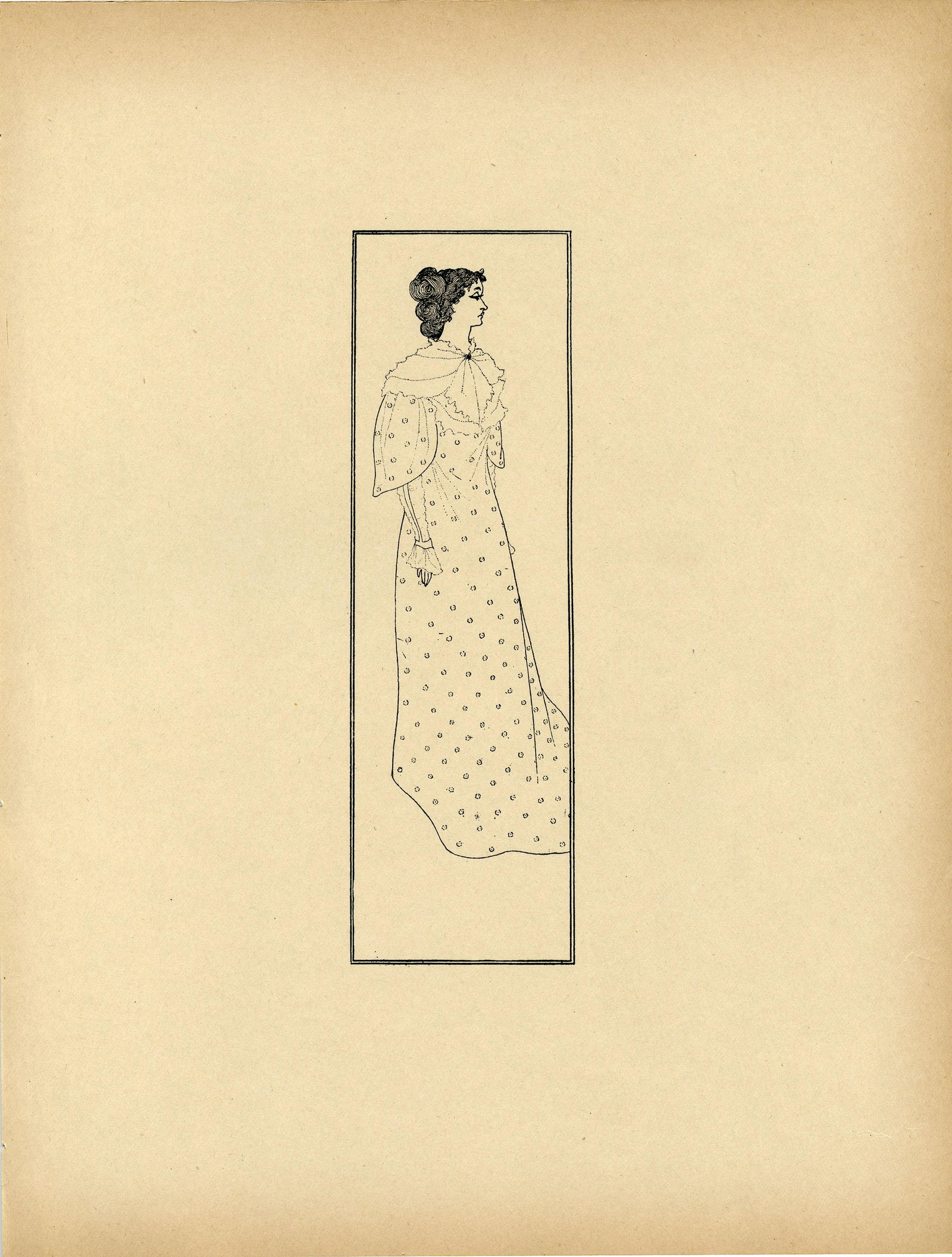 AUBREY BEARDSLEY Antique Print Litho, 1899: Antique Lithograph print produced in England by John Lane London in 1899. Paper dimensions 11" x 8.25" (variances can occur). Vincent Beardsley (21 August 1872 Ð 16 March 1898) was an English illustr