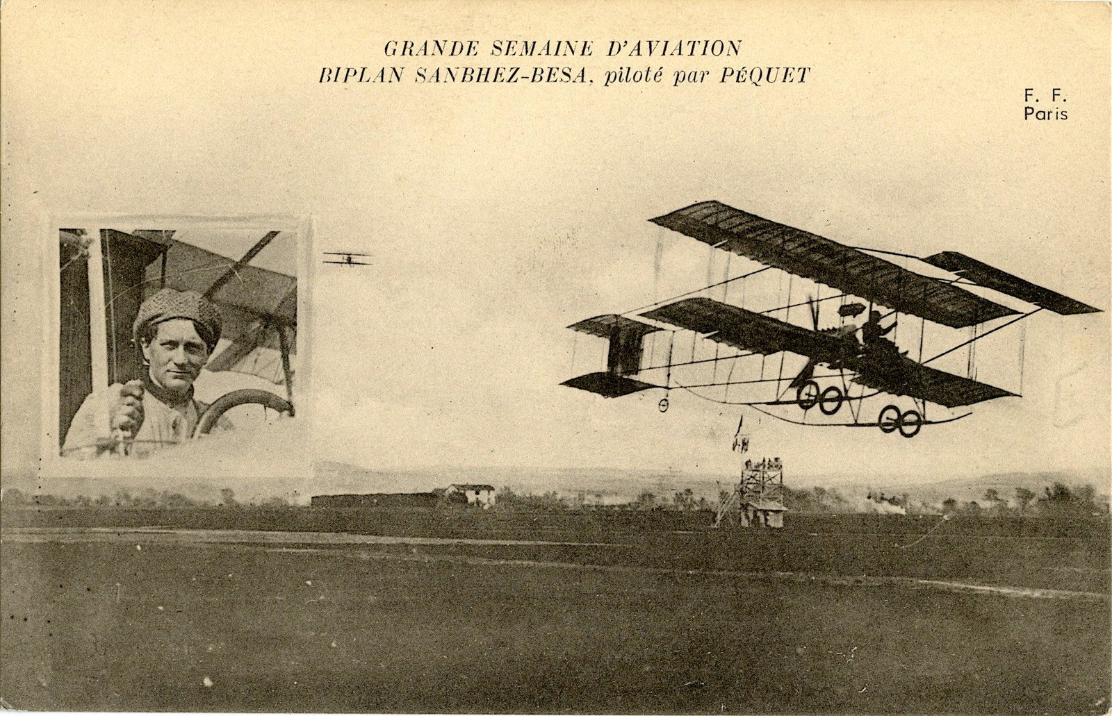Antique Postcard Pioneers Aviation (1 of 2)