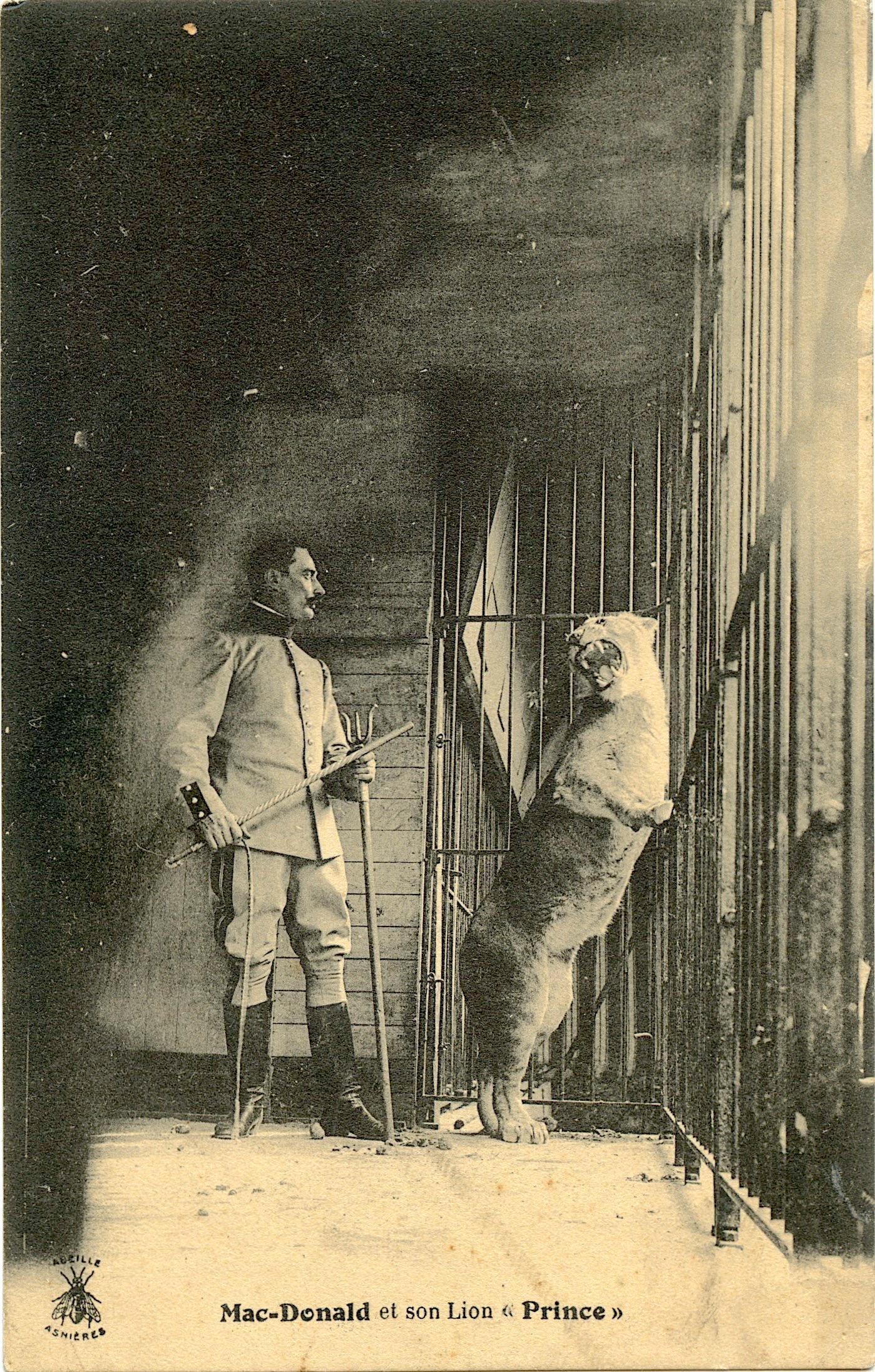 Antique Rare Postcard Circus Actors (1 of 2)