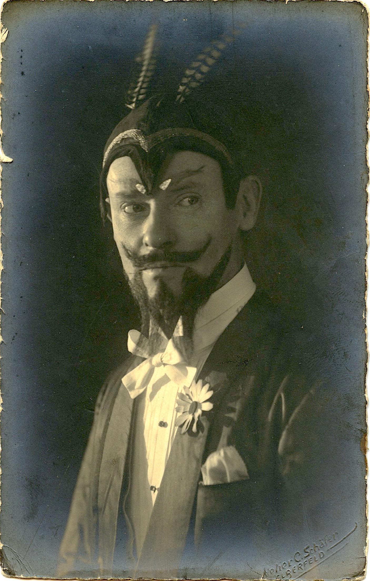 Antique Rare Postcard Circus Actors (1 of 2)