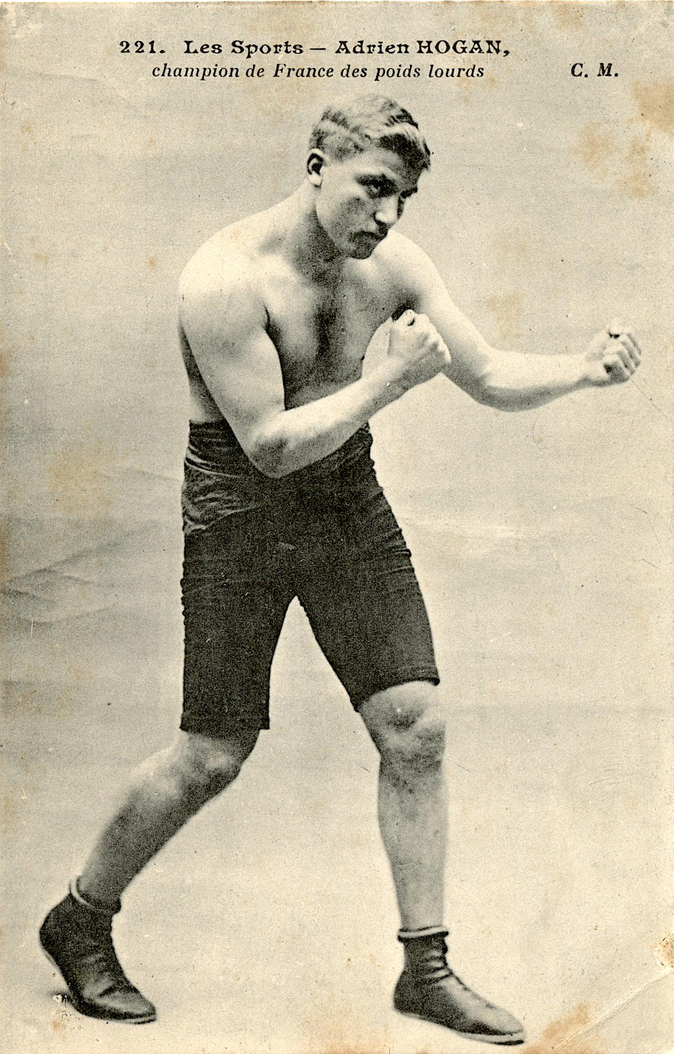 Antique Rare Postcard Sports Boxing (1 of 2)