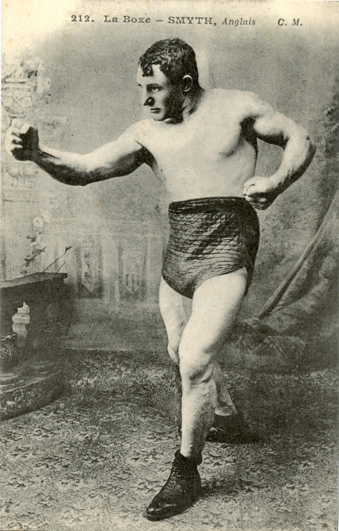 Antique Rare Postcard Sports Boxing (1 of 2)