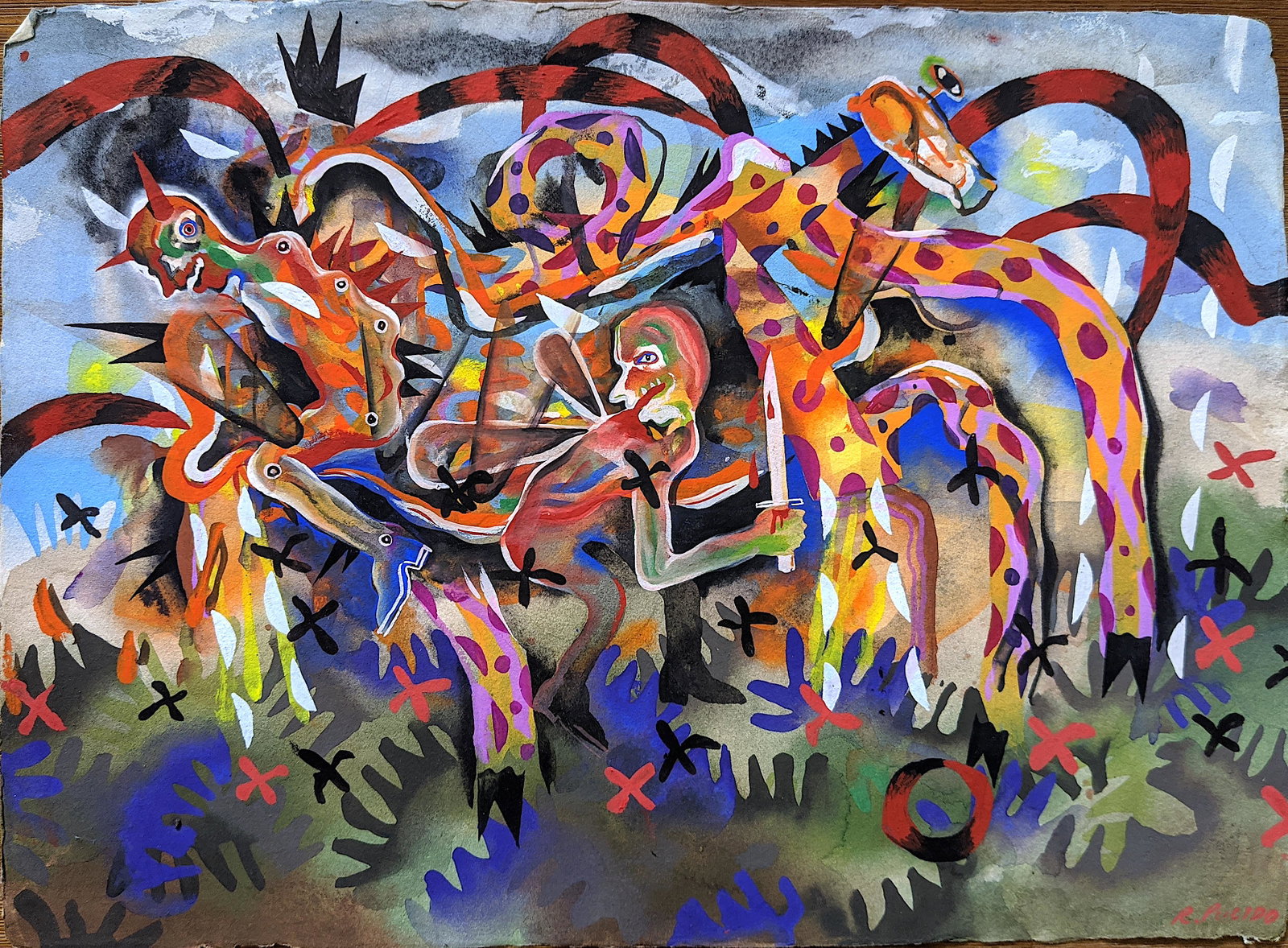 ROBERTO PULIDO, Mexico Original Watercolor Painting: Roberto Pulido Gonz‡lez was born in Guadalajara, Jalisco, MŽxico, on november 13th 1970. He has a degree on Visual Arts for Plastic Expression from the University of Guadalajara. He has over 25 yea
