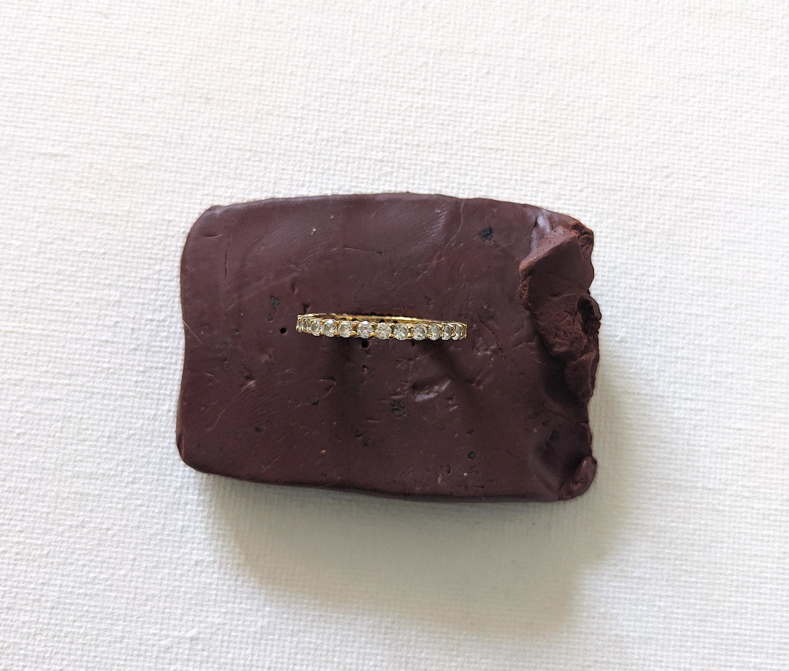 Vintage 14K Yellow Gold Diamonds Ring (1 of 4)