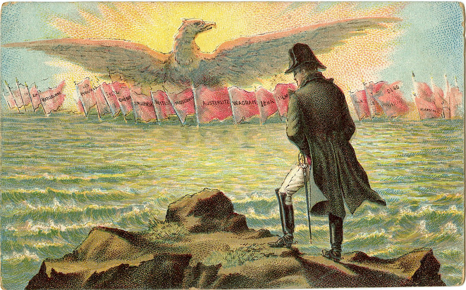 Antique / Vintage Postcard French Napoleon (1 of 2)