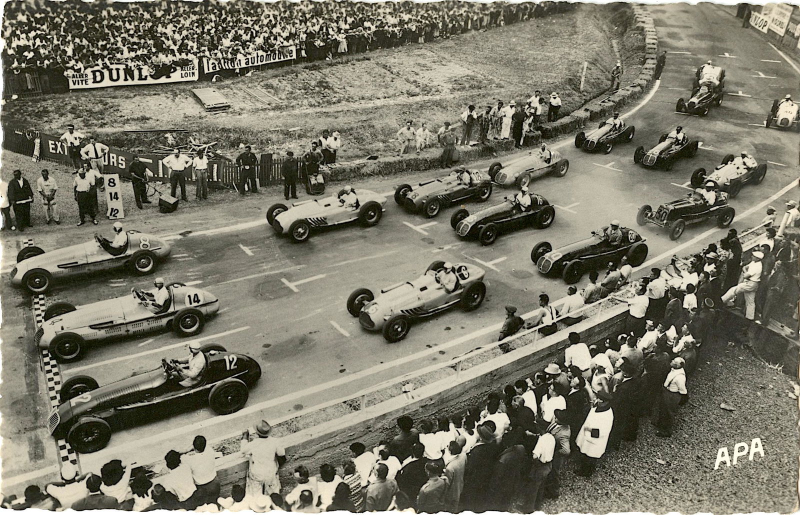 Antique / Vintage Postcard Car Racing Auto (1 of 2)