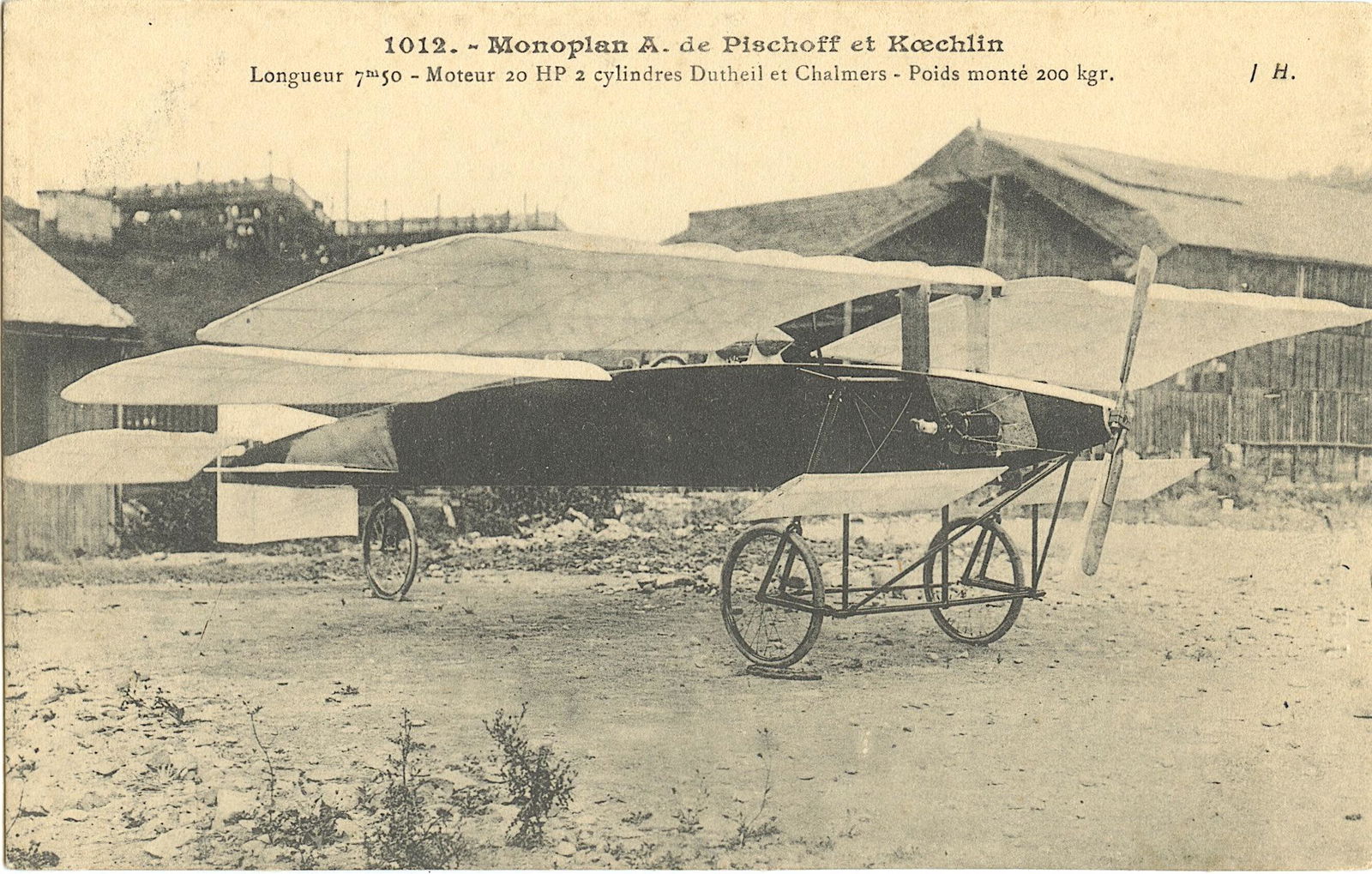 Antique / Vintage Postcard Pioneers Aviation (1 of 2)