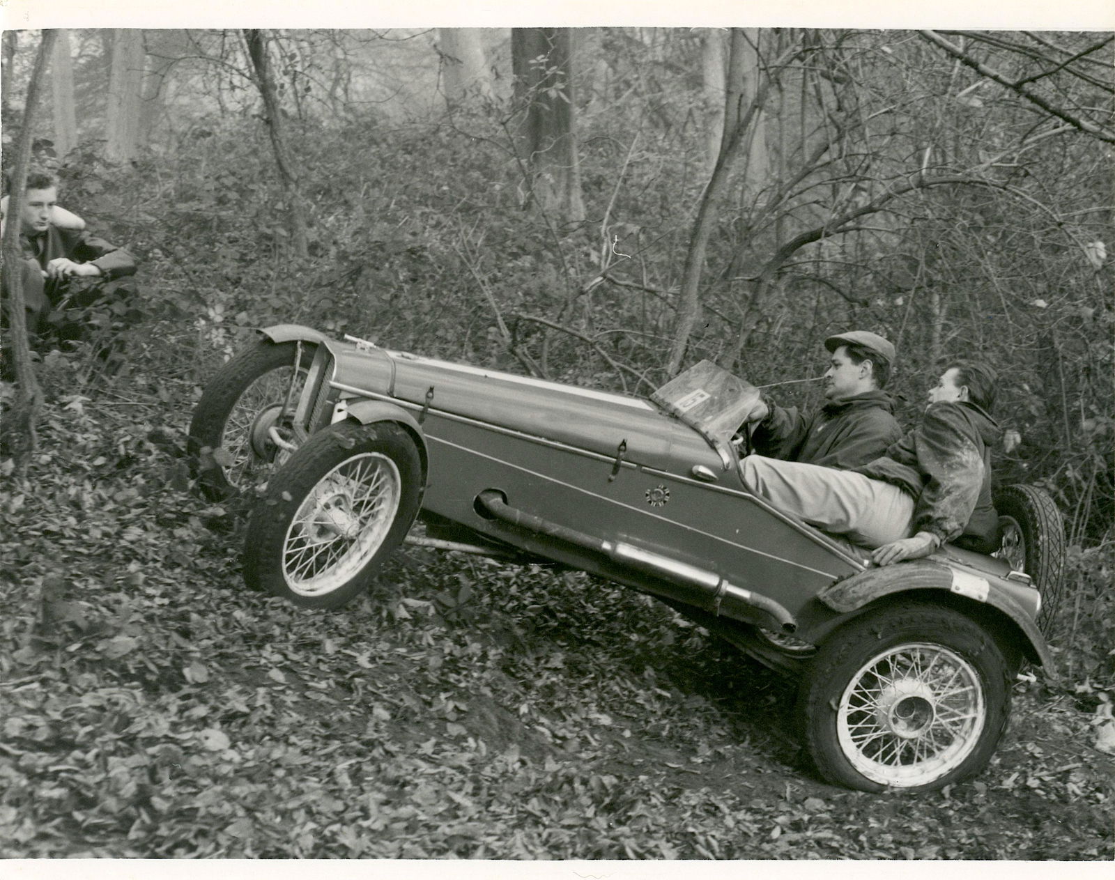 Historical Vintage Photograph Car Racing Auto (1 of 2)