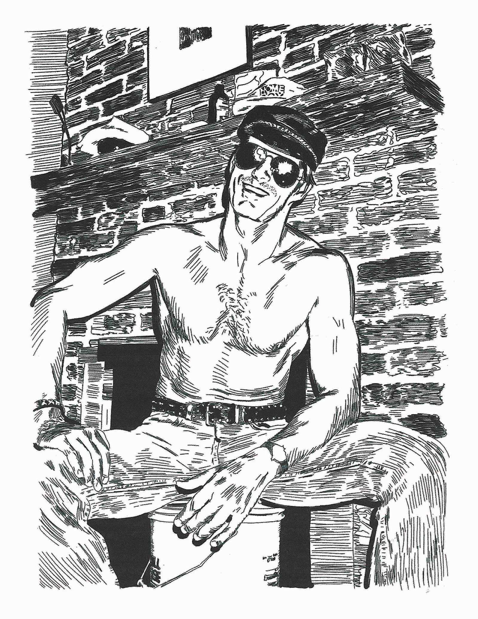 JOHN MANUEL GUTIERREZ Quality Gay Art, Bobby, Limited: Original digital print in FineArt Inkjet Paper Hahnemuhle, glossy and Baryta Paper, 315 gsm, 100% cotton, white, high-gloss. Limited edition of 15 and stamped by Artelisted. Applies Copy Rights. The p