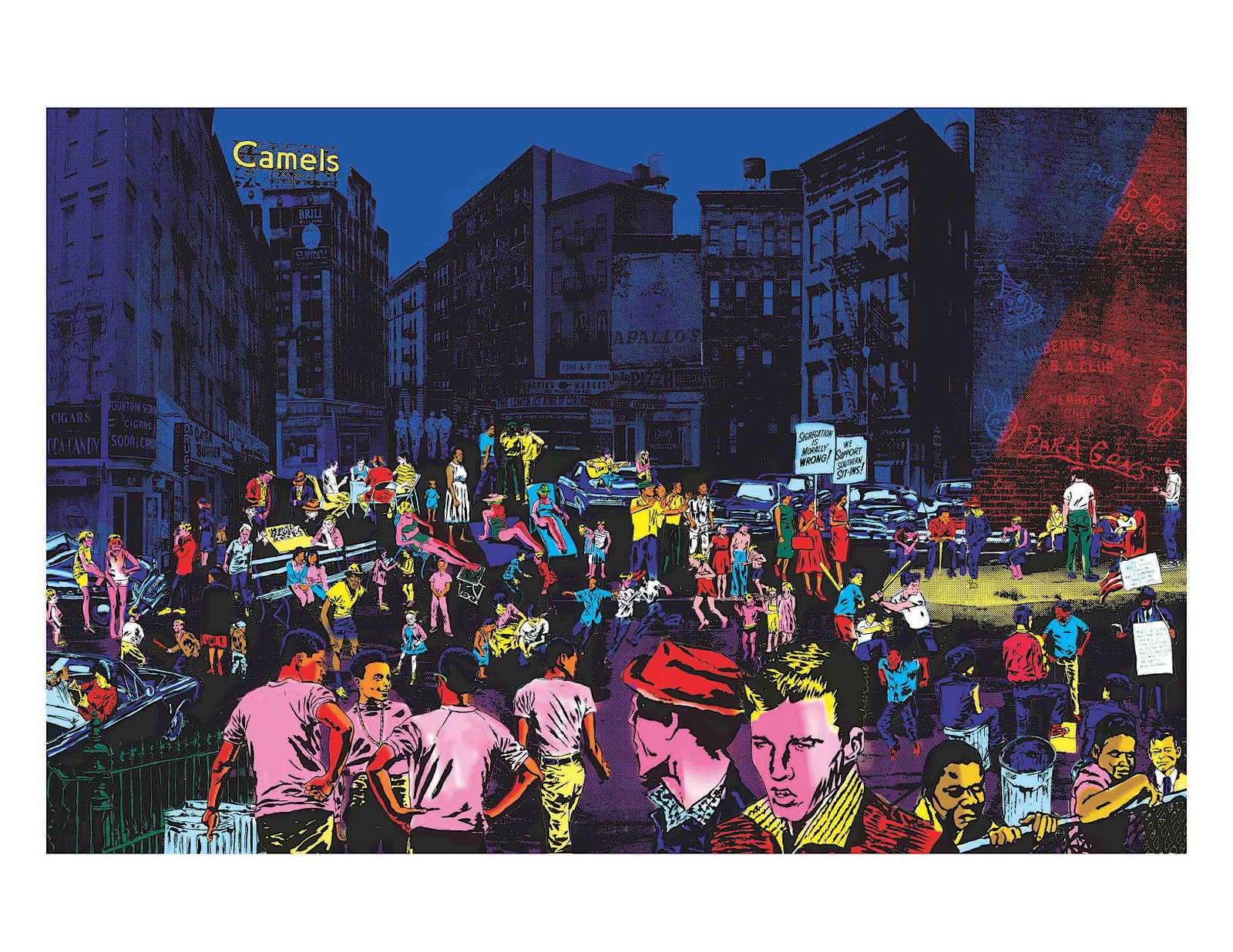 JOHN MANUEL GUTIERREZ Quality Gay Art, Day, Limited: Original digital print in FineArt Inkjet Paper Hahnemuhle, glossy and Baryta Paper, 315 gsm, 100% cotton, white, high-gloss. Limited edition of 15 and stamped by Artelisted. Applies Copy Rights. The p