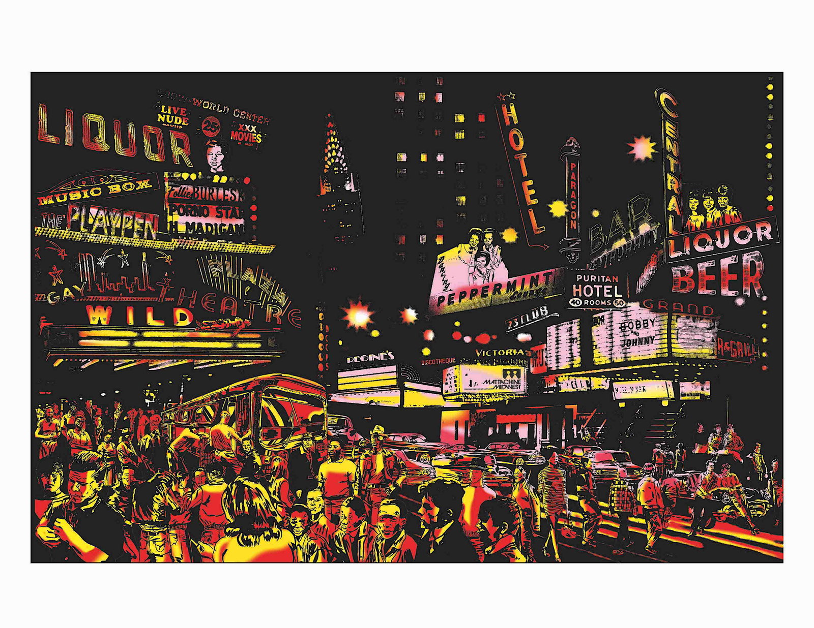 JOHN MANUEL GUTIERREZ Quality Gay Art, Night, Limited: Original digital print in FineArt Inkjet Paper Hahnemuhle, glossy and Baryta Paper, 315 gsm, 100% cotton, white, high-gloss. Limited edition of 15 and stamped by Artelisted. Applies Copy Rights. The p