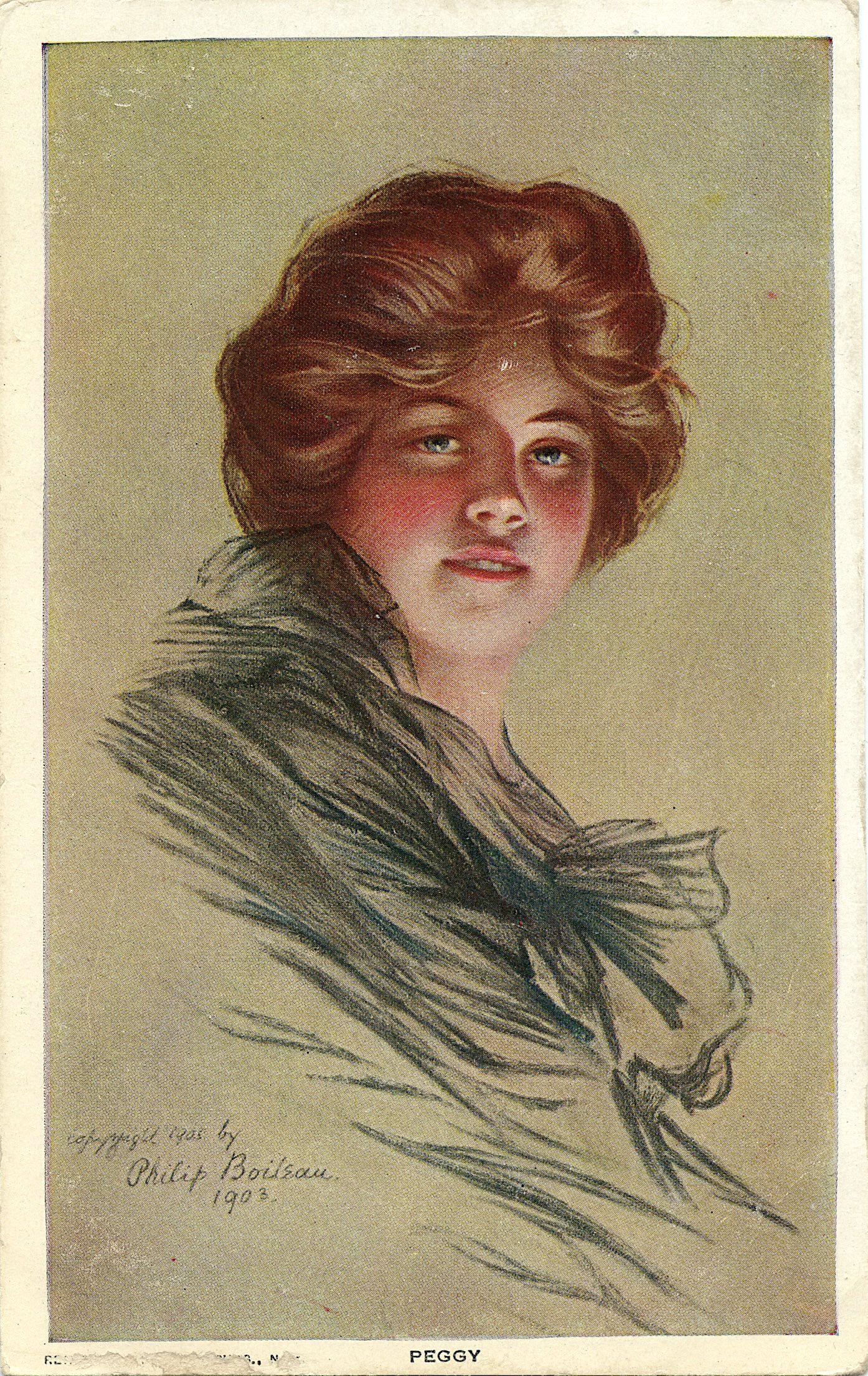 Antique / Vintage Rare French Postcard Nouveau Deco: The provenance of this item is from a collector in Paris, France. Antique / Vintage postcard from the epoch. The regular size of a postcard is approximately 3 1/2 inch x 5 1/2 inch or 9 cm x 14 cm (sm