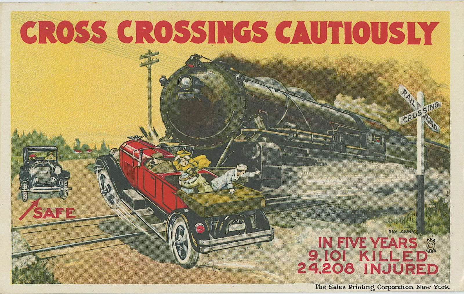 Antique / Vintage Rare Postcard American Transportation: The provenance of this item is from a collector in Paris, France. Antique / Vintage postcard from the epoch. The regular size of a postcard is approximately 3 1/2 inch x 5 1/2 inch or 9 cm x 14 cm (sm