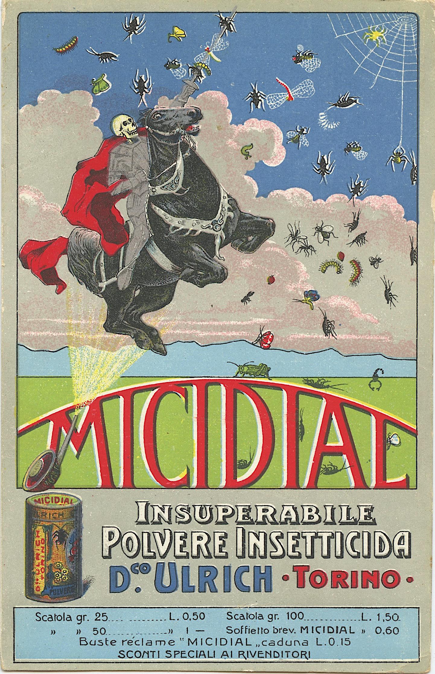 Antique / Vintage Rare Italian Postcard Advertising (1 of 2)