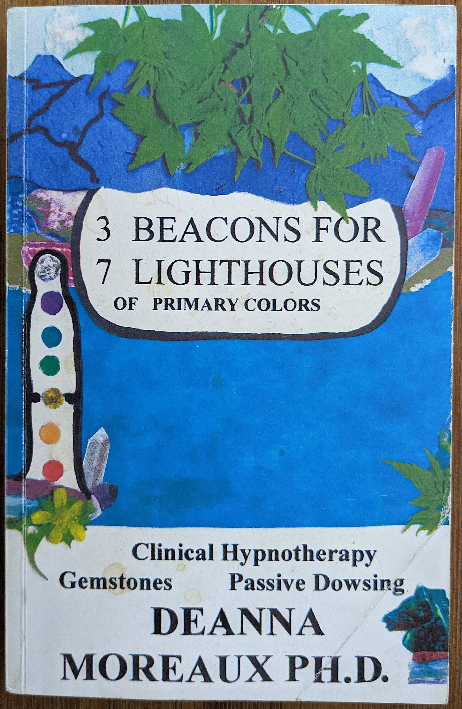 Rare Vintage Book 3 BEACONS FOR 7 LIGHTHOUSES, Signed: The provenance of these collection of books about the Tarot, spiritualism, U Fo"s, Life after death and mysticism are from a WWII veteran collector in Georgia. This lot is located in Boca Raton, Fl. T