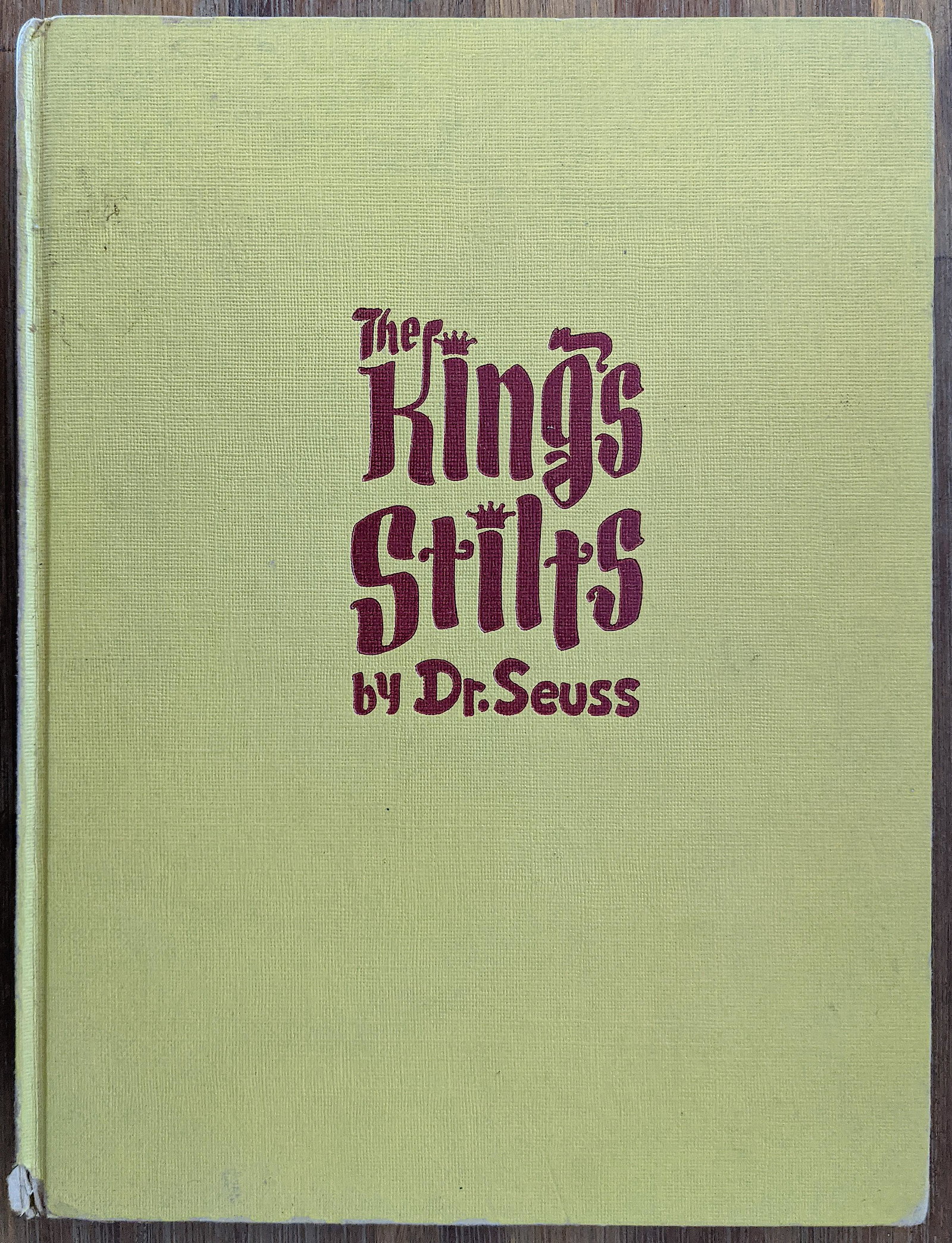 Rare Vintage Book THE KING'S STILTS by Dr. Seuss: The provenance of this item is from a WWII veteran collector in Georgia. This lot is located in Boca Raton, Fl. The shipping by Artelisted will be via USPS - First Class or Priority (tracking # will b