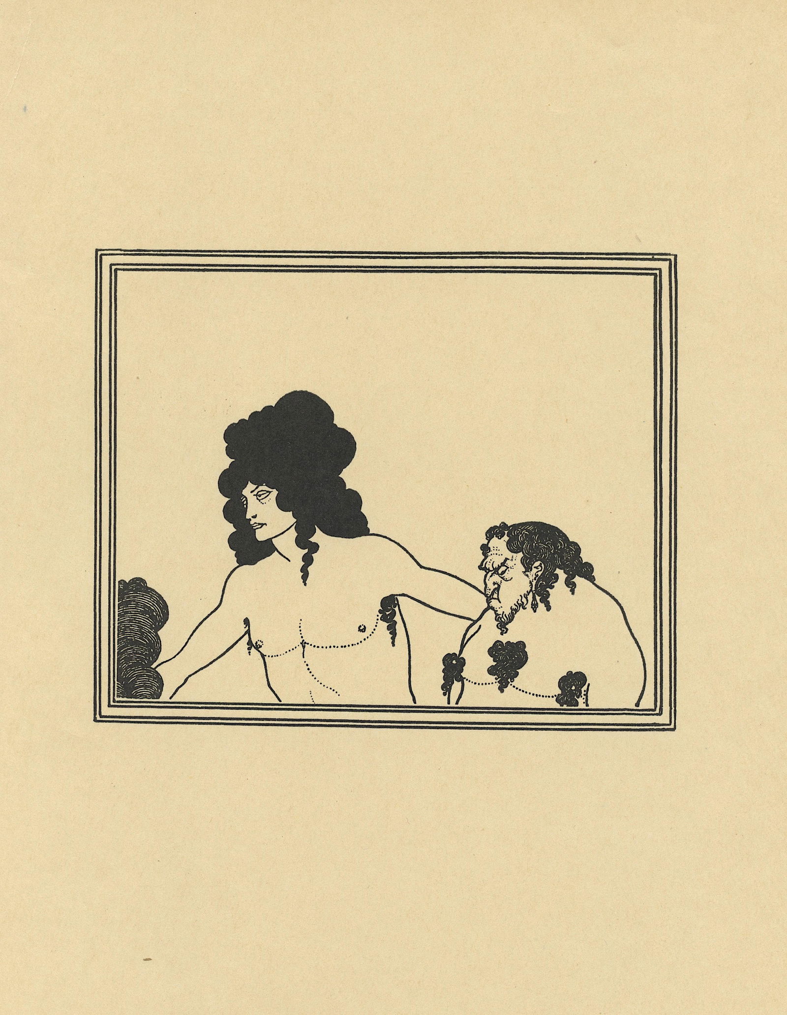 AUBREY BEARDSLEY Antique Print Litho, Printed 1899: Antique Lithograph print produced in England by John Lane London in 1899. Paper dimensions 11" x 8.5". Vincent Beardsley (21 August 1872 â€“ 16 March 1898) was an English illustrator and author.