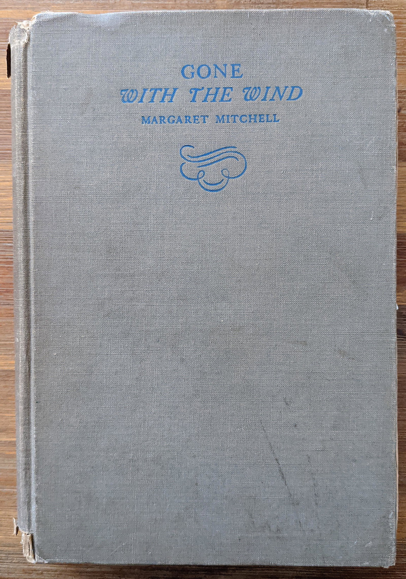Rare Book Gone With The Wind, The Macmillan Company,: By Margaret Mitchell. Printed in 1937. The provenance of this lot is from a collector in Palm Beach. This lot is located in Boca Raton, Fl. The shipping by Artelisted will be via USPS - First Class or