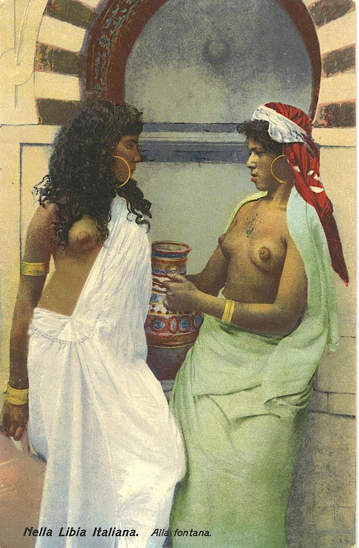 Early Postcard Unusual Rare Female Libia (1 of 2)