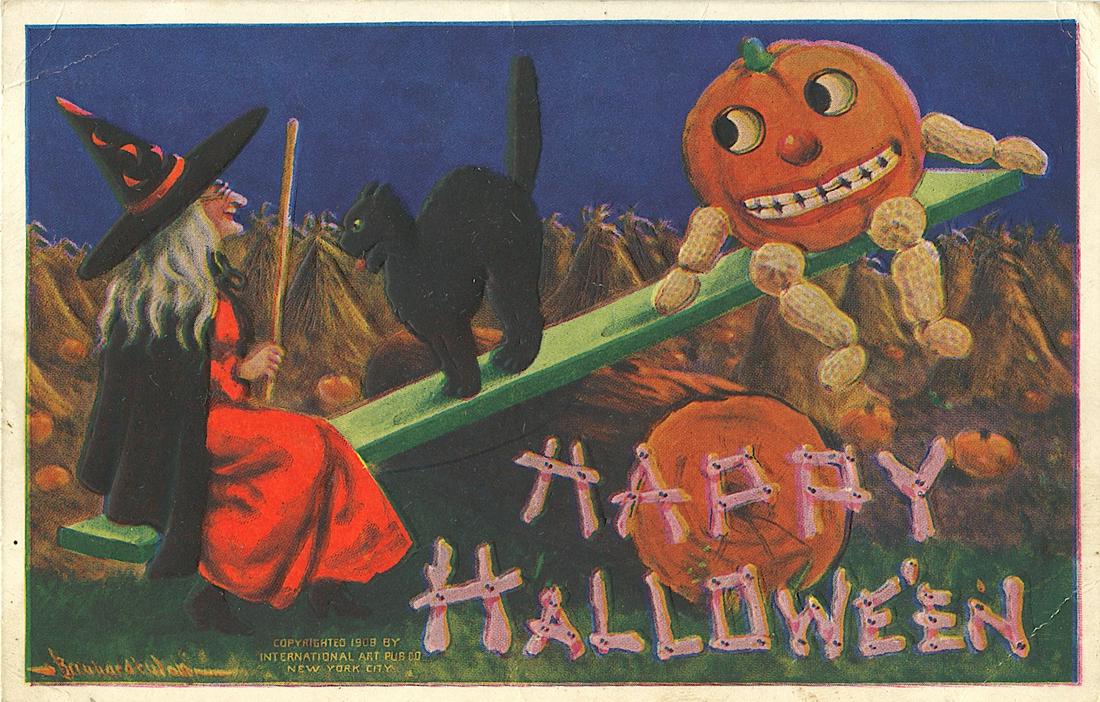 Early Postcard Unusual Rare Halloween (1 of 2)