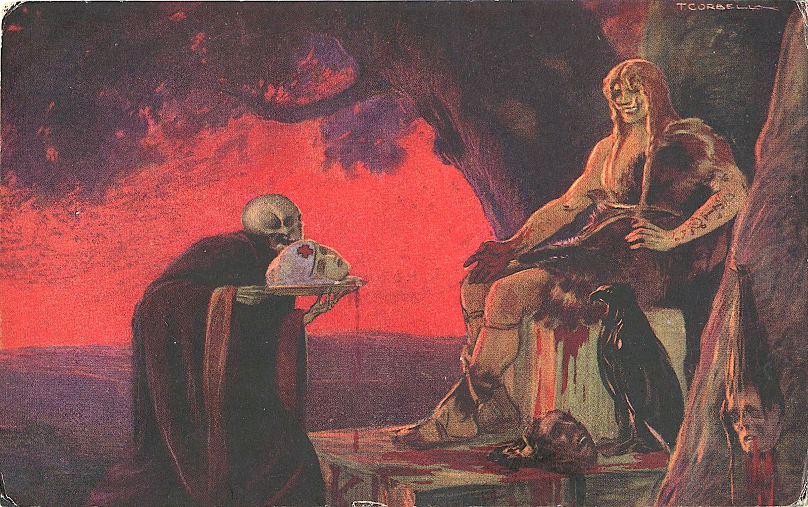 Early Postcard Unusual Rare CORBELLA WWI (1 of 2)