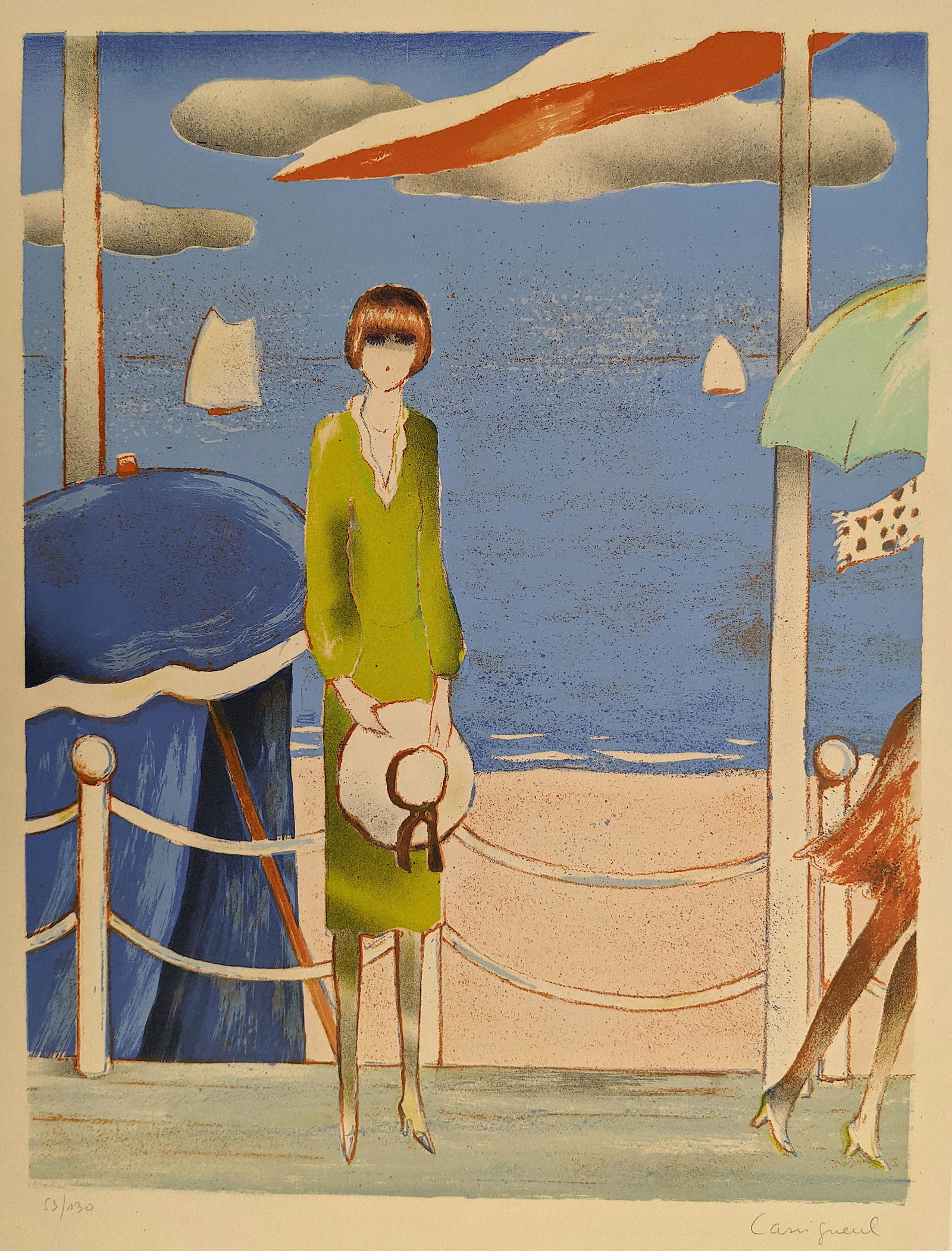 JEAN-PIERRE CASSIGNEUL Signed Original Lithograph (1 of 5)