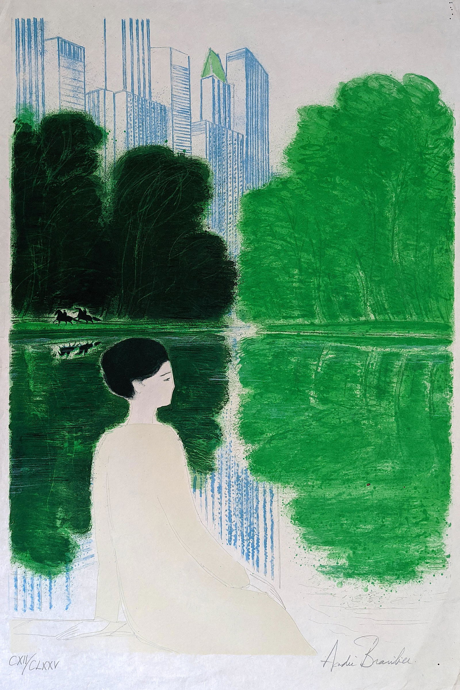 ANDRE BRASILIER Signed Original Lithograph 112/175 (1 of 5)