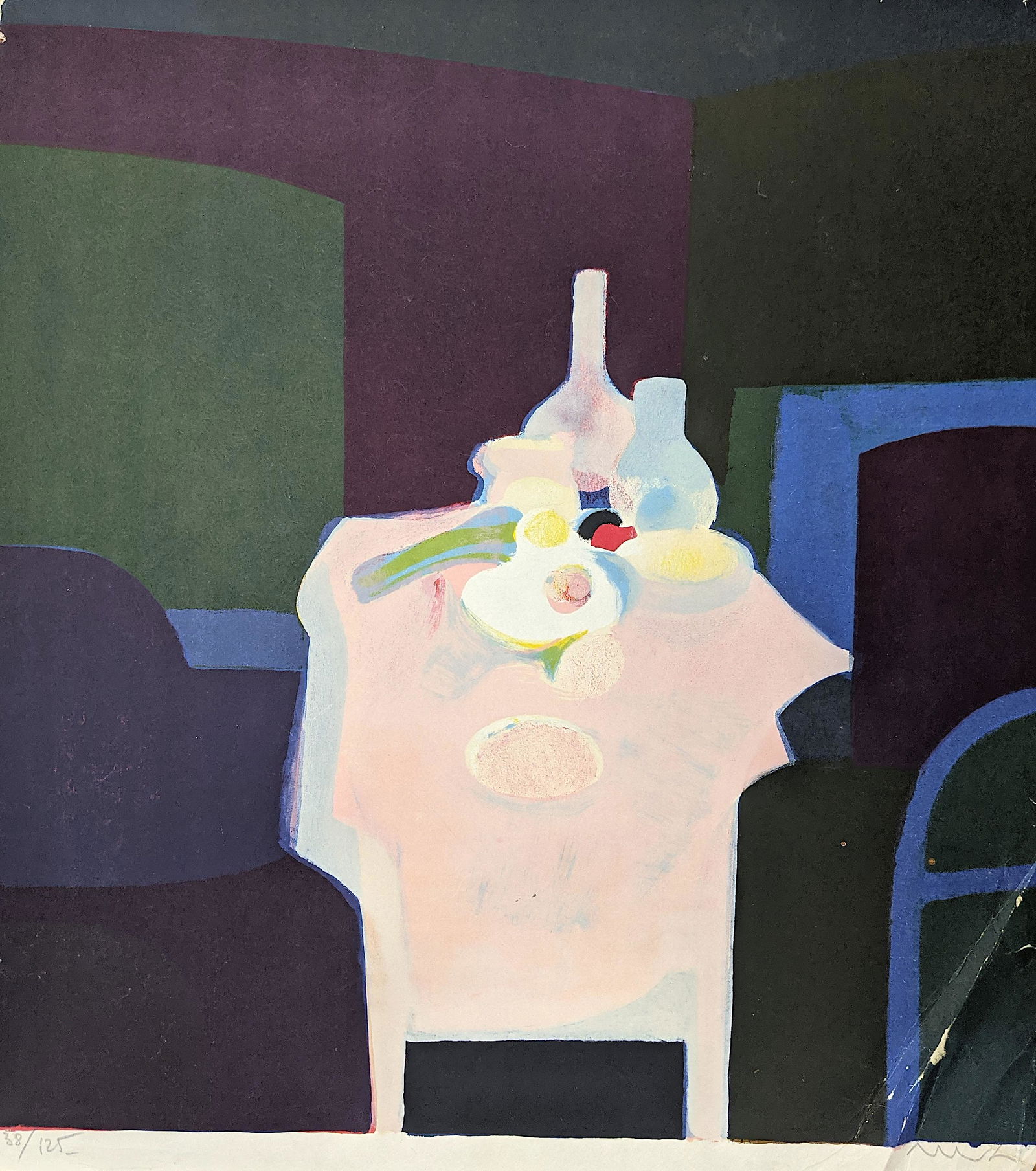 ROGER MUHL Signed Original Lithograph 38/125 (1 of 5)