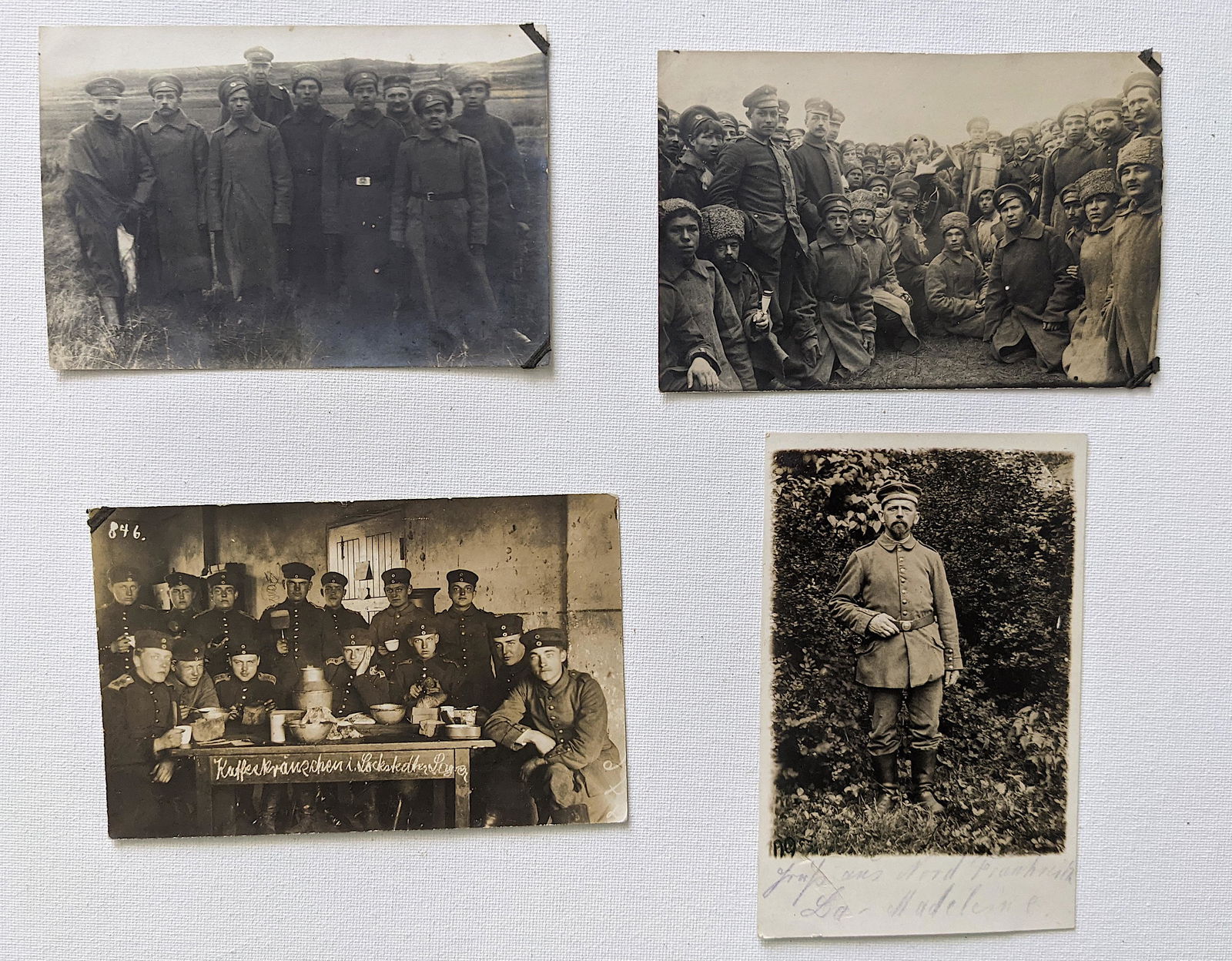 Rare Set Real Photo Postcards Russian Officers  WWI (1 of 2)
