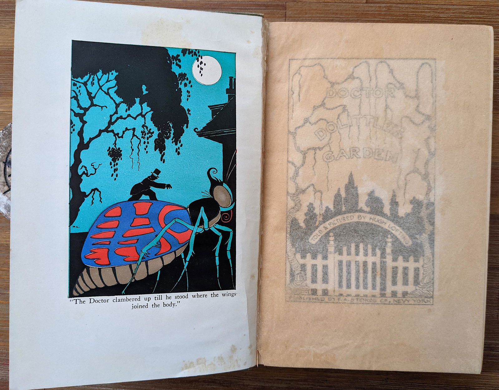 Book DOCTOR DOLITTLE'S GARDEN, 1927 (1 of 9)