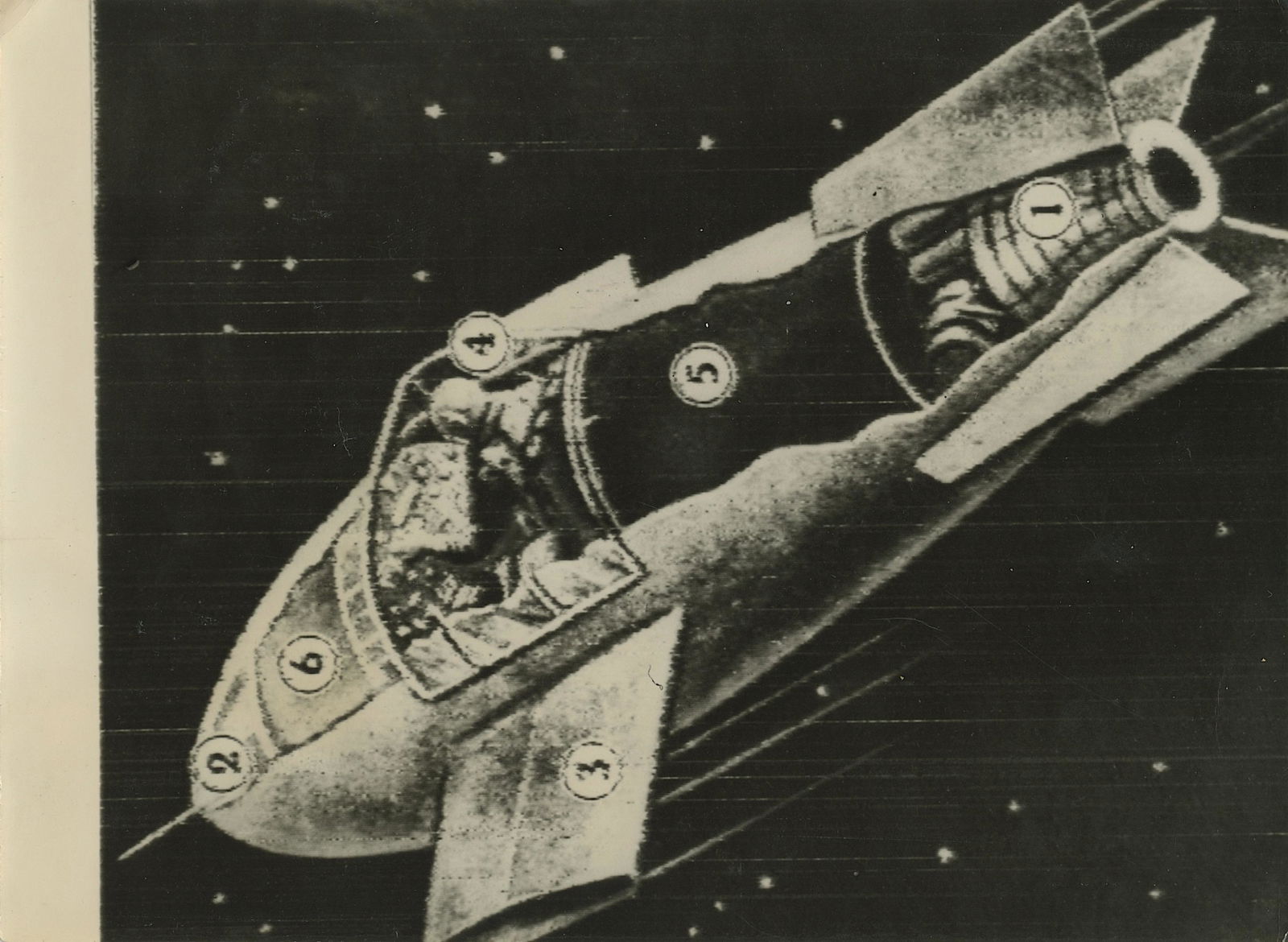 Vintage Rare Photo Space Astronauts Speculation 1950s (1 of 2)