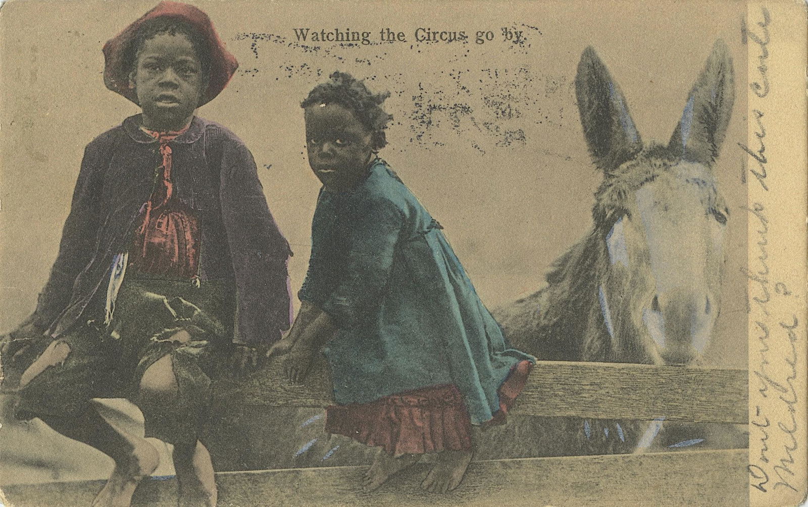 Antique Vintage Collectible Postcard African American (1 of 2)