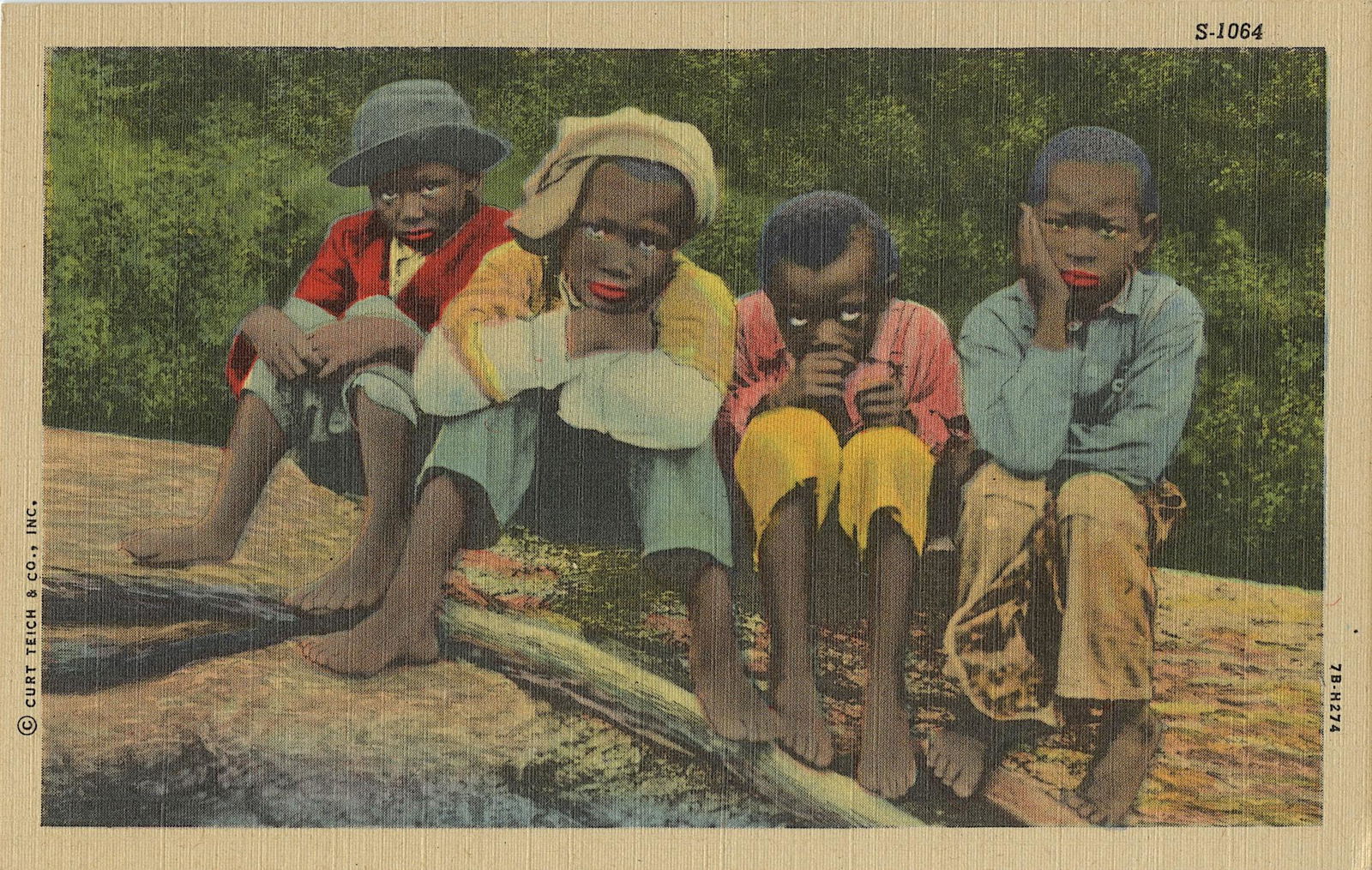 Antique Vintage Collectible Postcard African American (1 of 2)