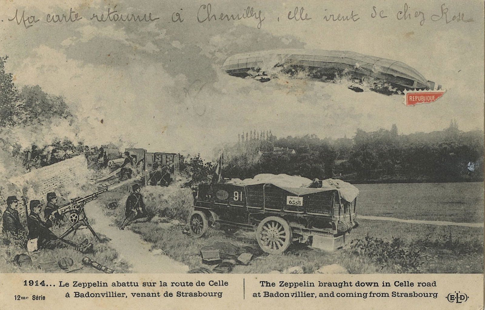 Early Postcard Unusual Rare Great War WWI (1 of 2)