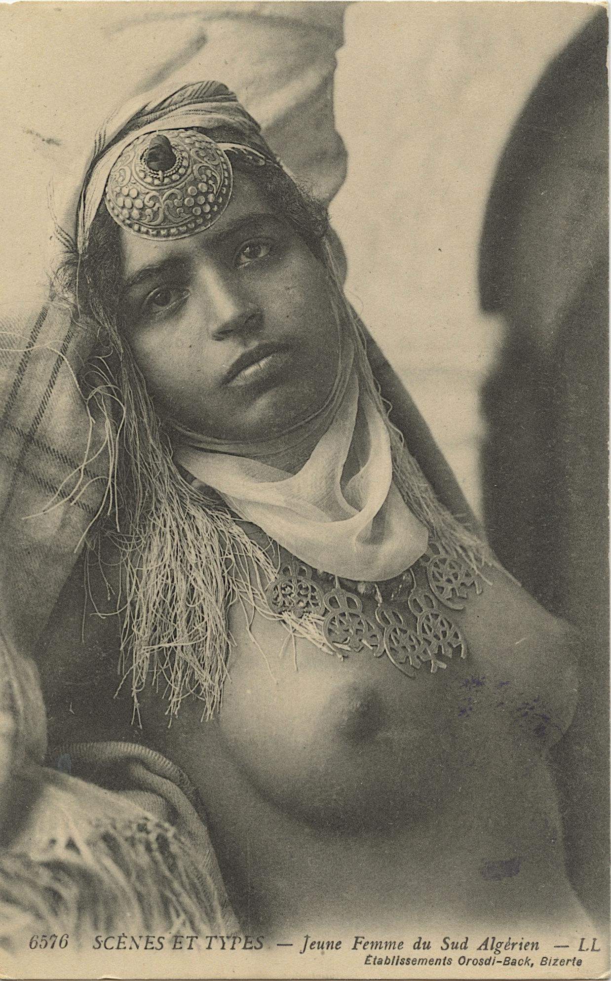 Early Postcard Unusual Rare Nude Female Moroccan: ABOUT POSTCARDS: The study and collecting of postcards is termed deltiology (from Greek deltion, small writing tablet, and English -logy, the study of). Rarity. As with all antique items, rarity bring