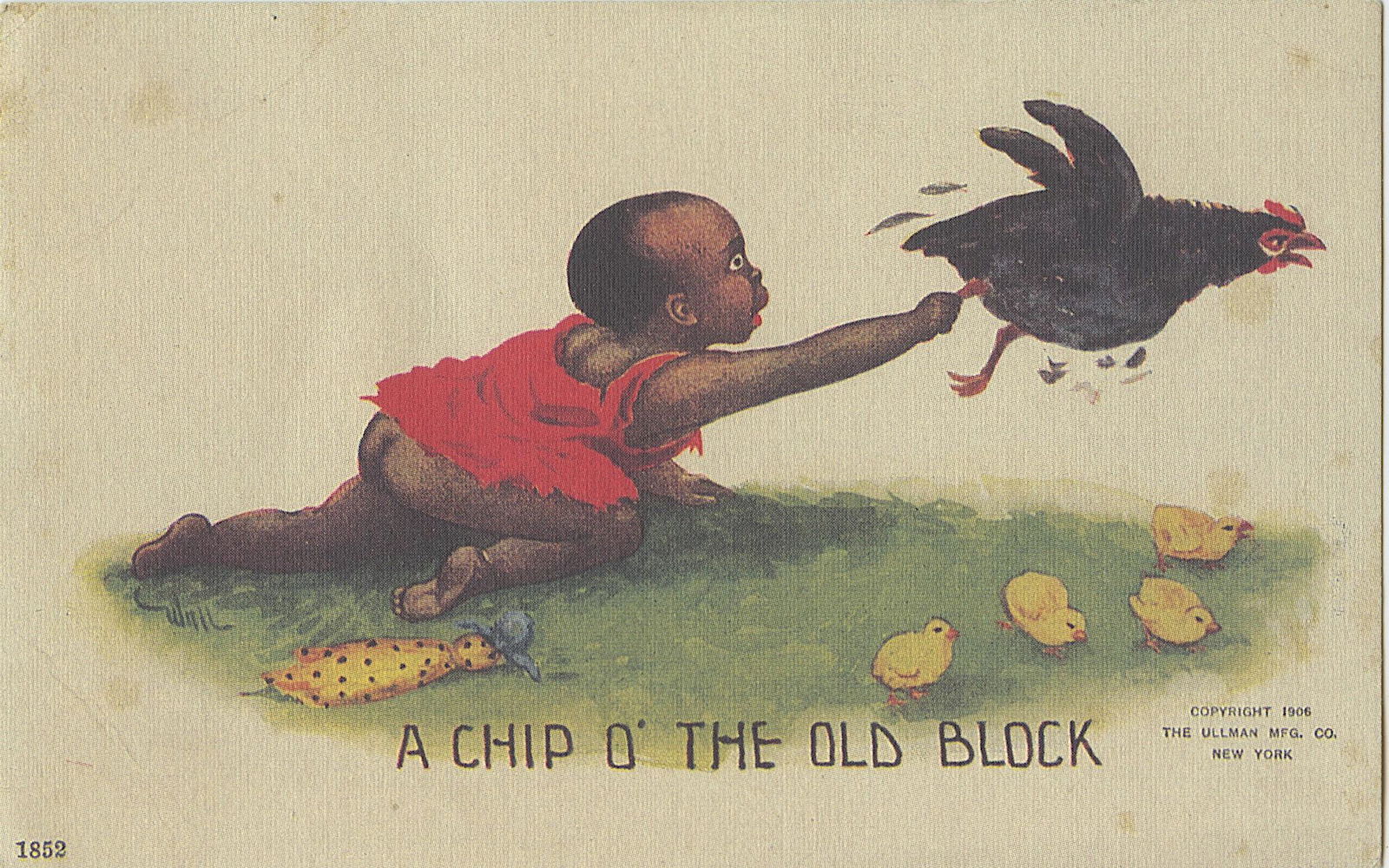 Vintage Postcard Unusual Rare Black Americana (1 of 2)
