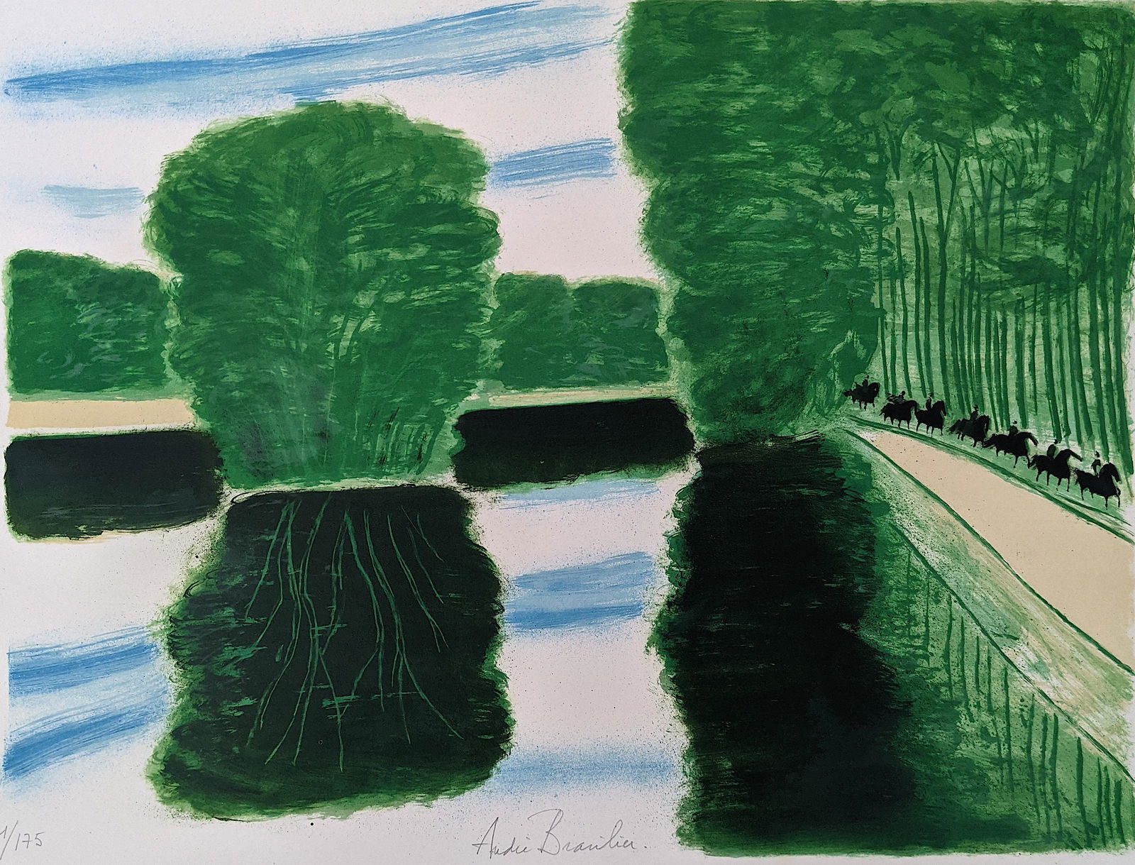 ANDRE BRASILIER Signed Original Lithograph 1/175 (1 of 8)