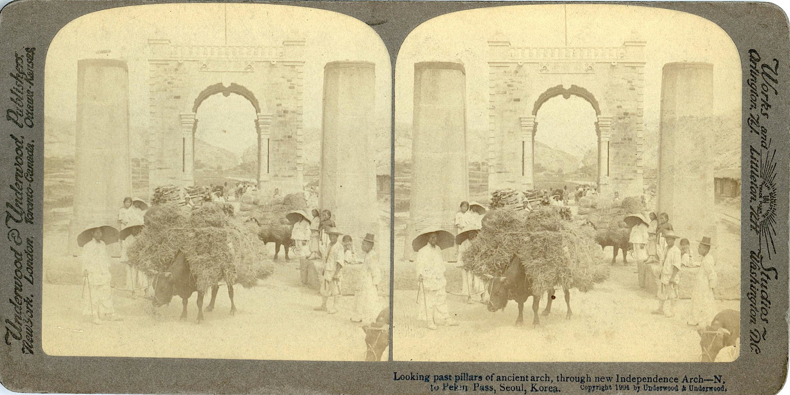 Antique Historical Stereoview Seoul Korea: The dimensions of a stereoview are Approx. 3.5" x 7" (sometimes 4" x 7"). ABOUT SHIPPING: This lot is located in Boca Raton, Fl and its shipment will be made directly by Artelisted. Shipping insurance