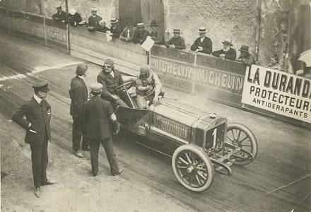 Vintage Rare Photo Car Racing Gordon Bennett, 1905