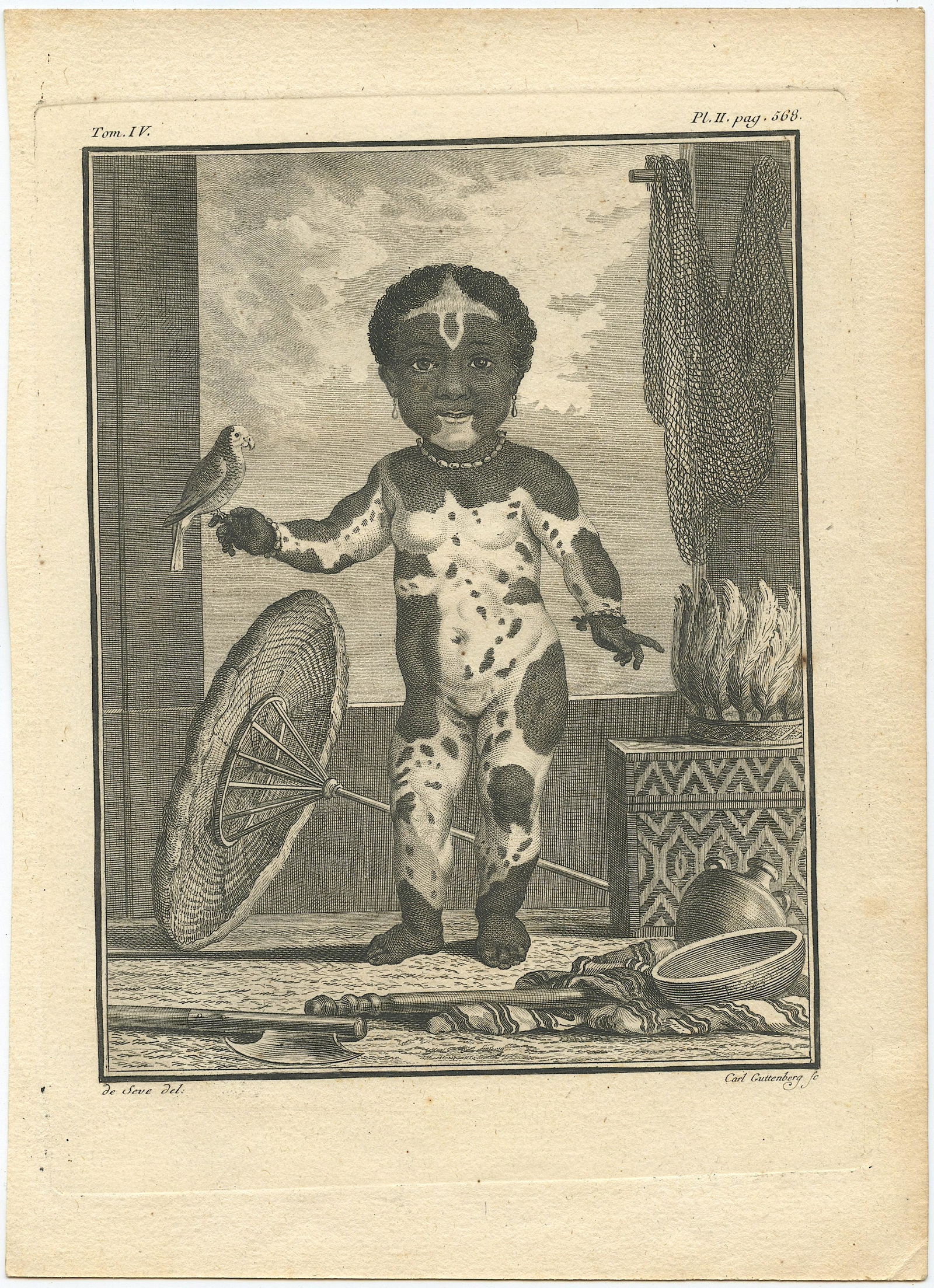 Very Rare Physical Deformities Medical Print 18th C. (1 of 1)