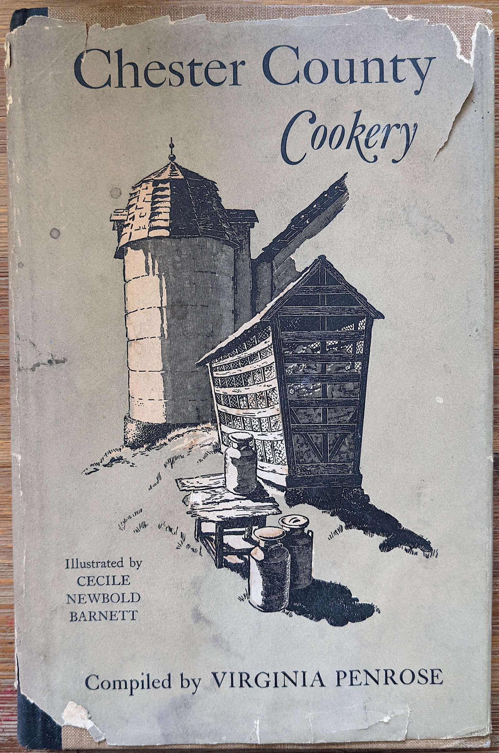 Chester County Cookery by Virginia Penrose, Illust., (1 of 6)
