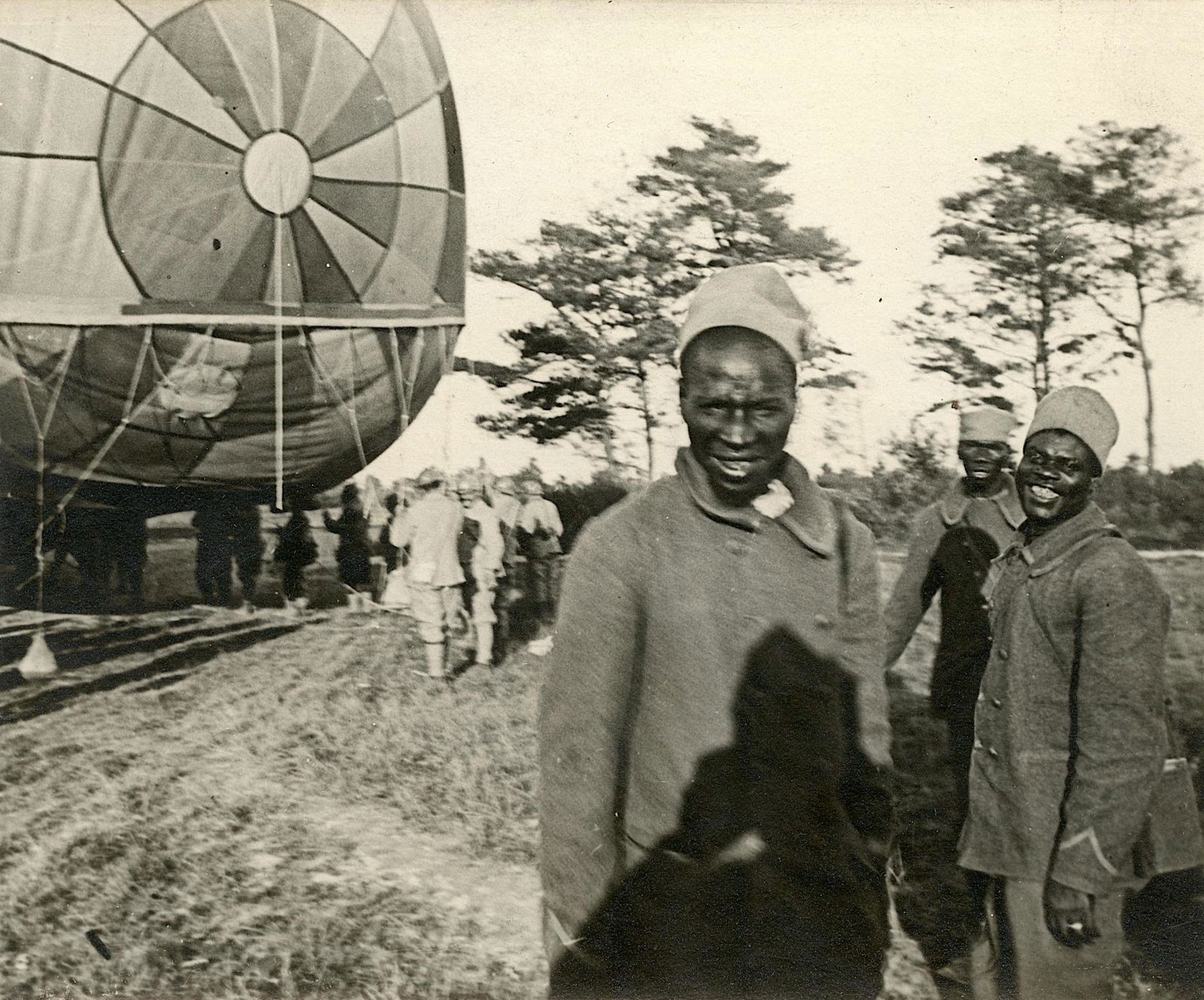 Rare Antique Photo Air Balloon Military in Africa (1 of 3)