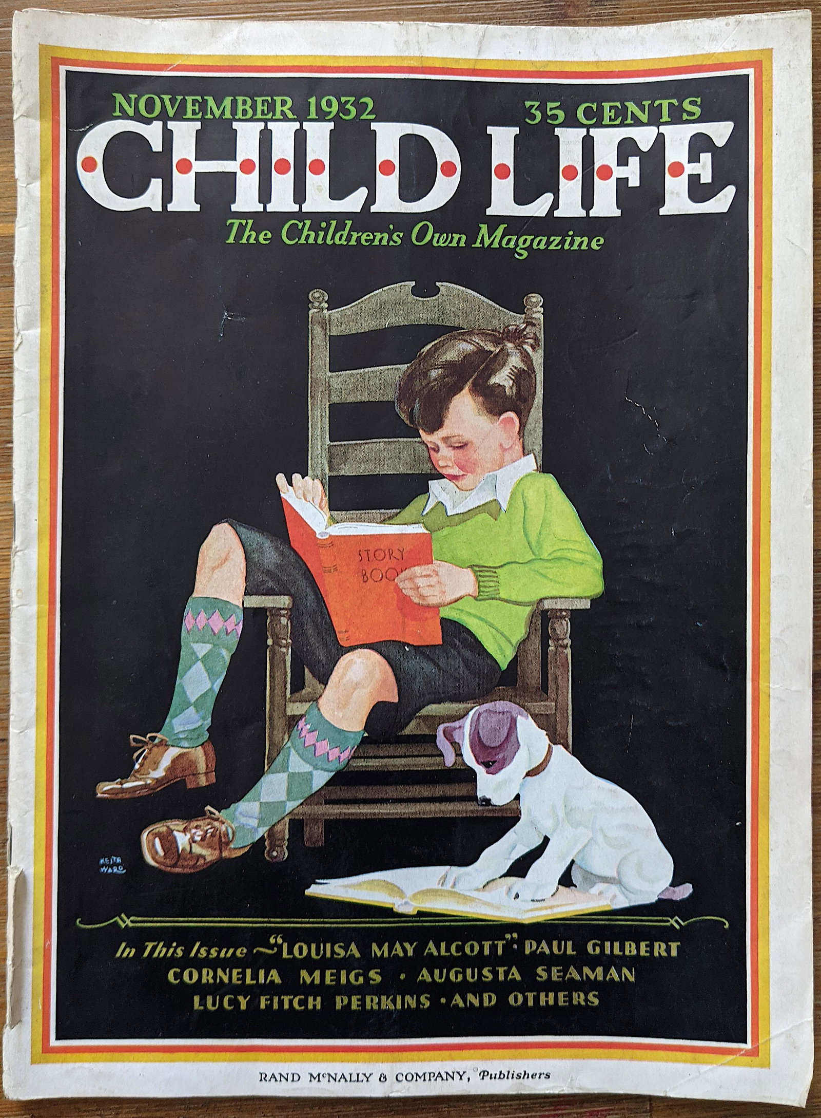 Magazine CHILD LIFE, November 1932: This lot is located in Boca Raton, Fl. The shipping by Artelisted will be via USPS - First Class, Priority or Medial mail(tracking # will be provided via Stamps.com). Sometimes Artelisted can decide t