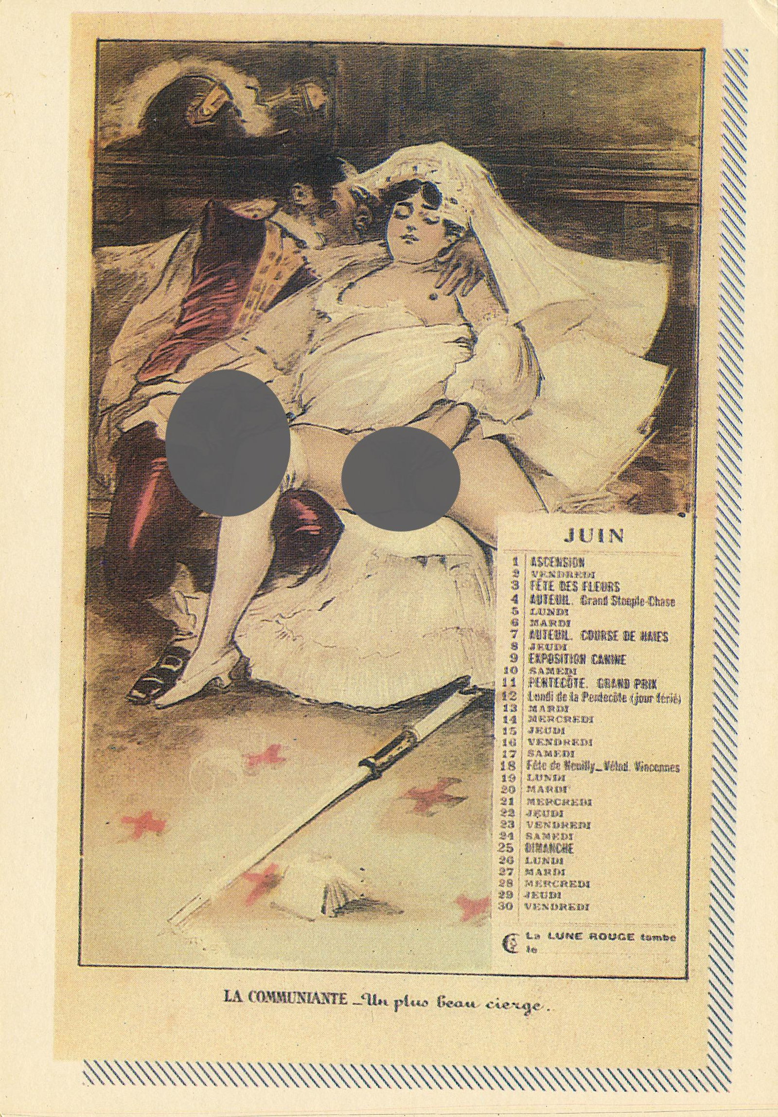 Very Rare Cook Recipe Card (In Spanish) With Erotic: Archives of a collector in Argentina.These cards were part of a very limited edition printed by a graphic workshop in Buenos Aires, Argentina during the 20th century. Artelisted is fortunate to have r