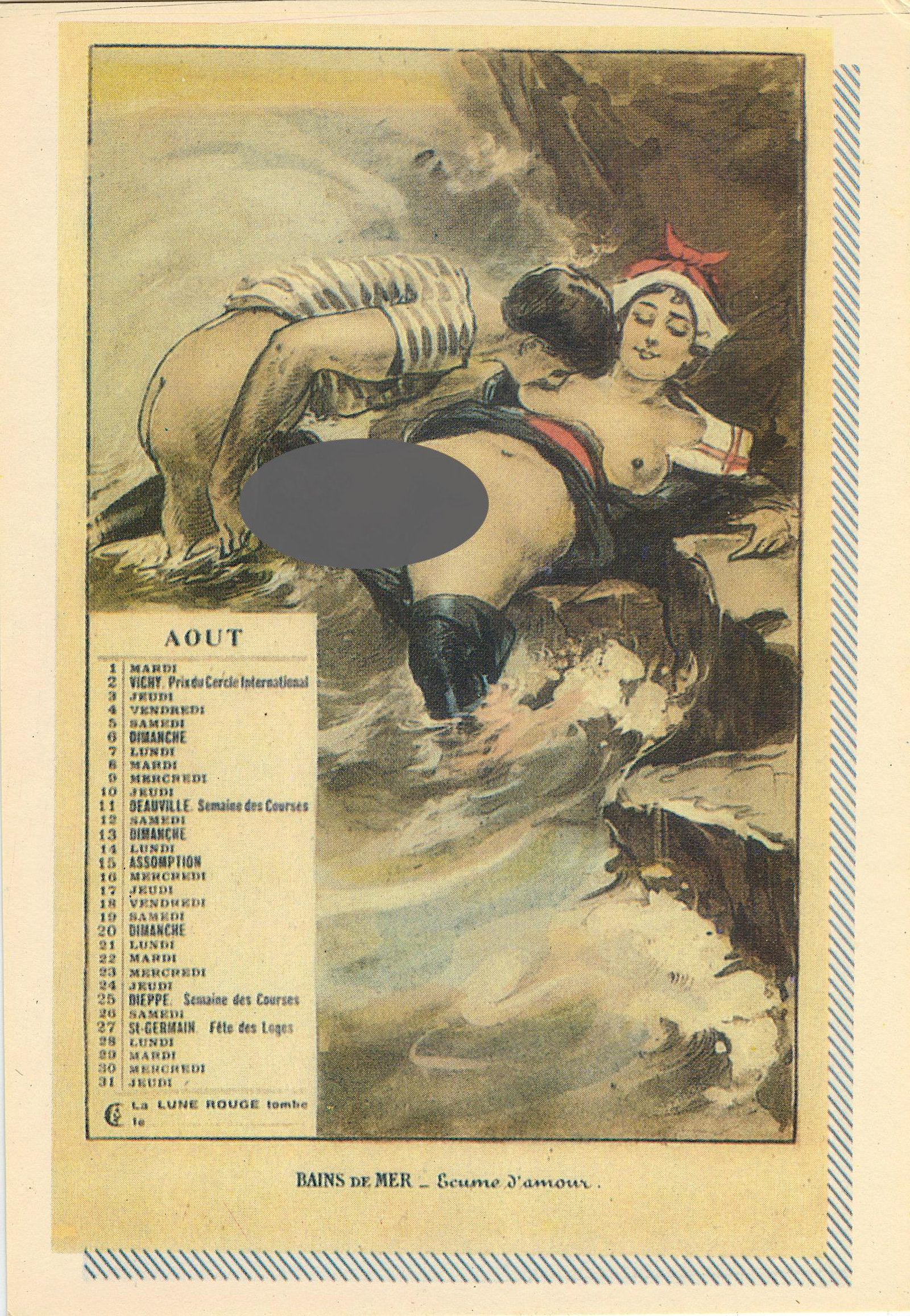 Very Rare Cook Recipe Card (In Spanish) With Erotic: Archives of a collector in Argentina.These cards were part of a very limited edition printed by a graphic workshop in Buenos Aires, Argentina during the 20th century. Artelisted is fortunate to have r