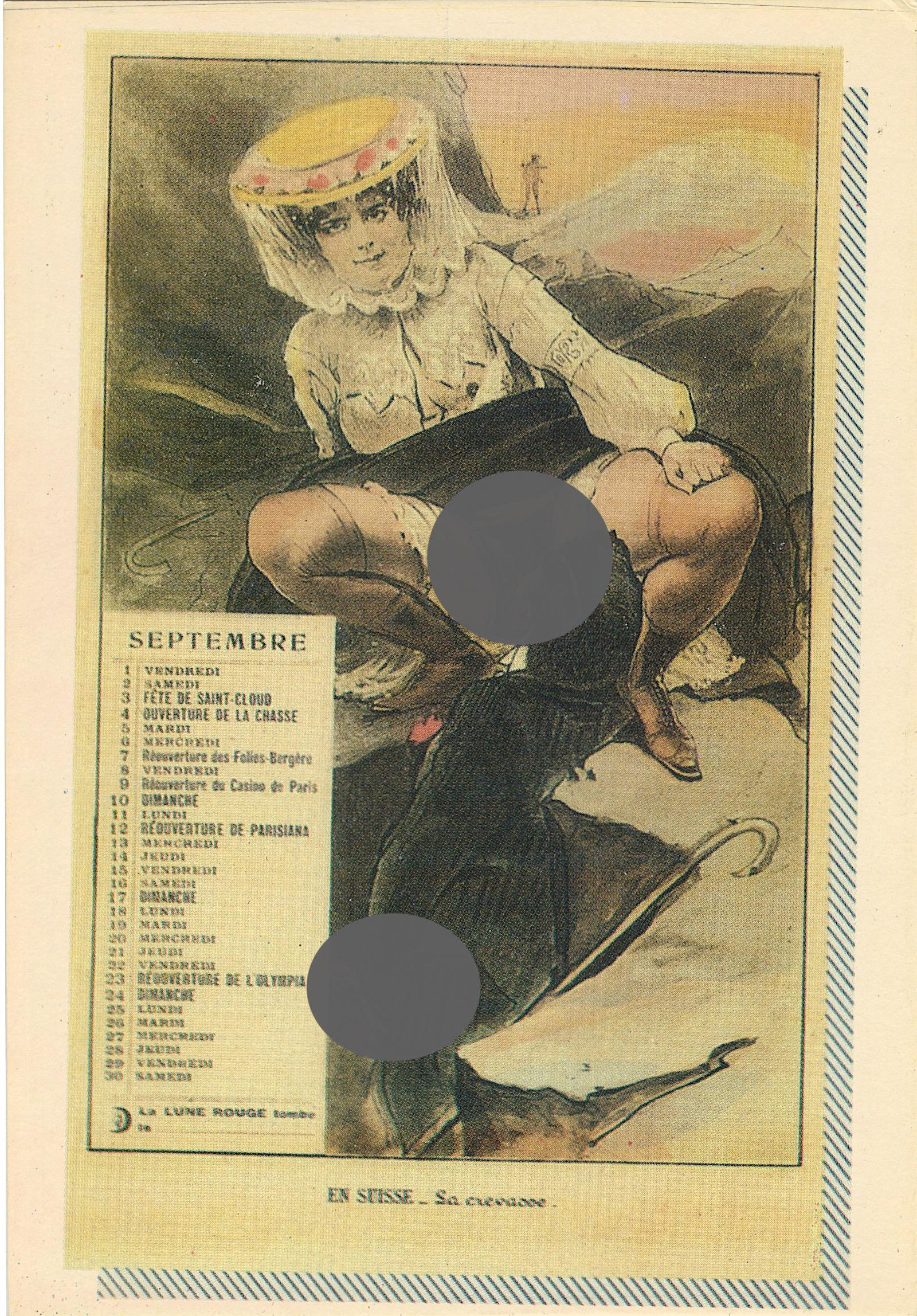 Very Rare Cook Recipe Card (In Spanish) With Erotic: Archives of a collector in Argentina.These cards were part of a very limited edition printed by a graphic workshop in Buenos Aires, Argentina during the 20th century. Artelisted is fortunate to have r