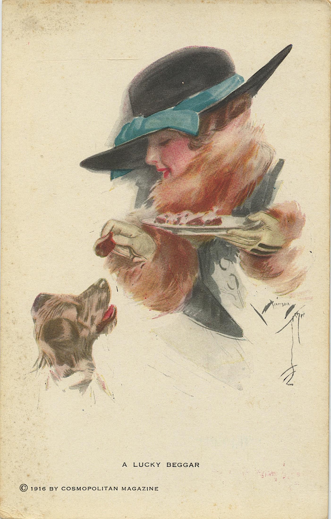 Antique Postcard Art Nouveau Deco Signed (1 of 2)