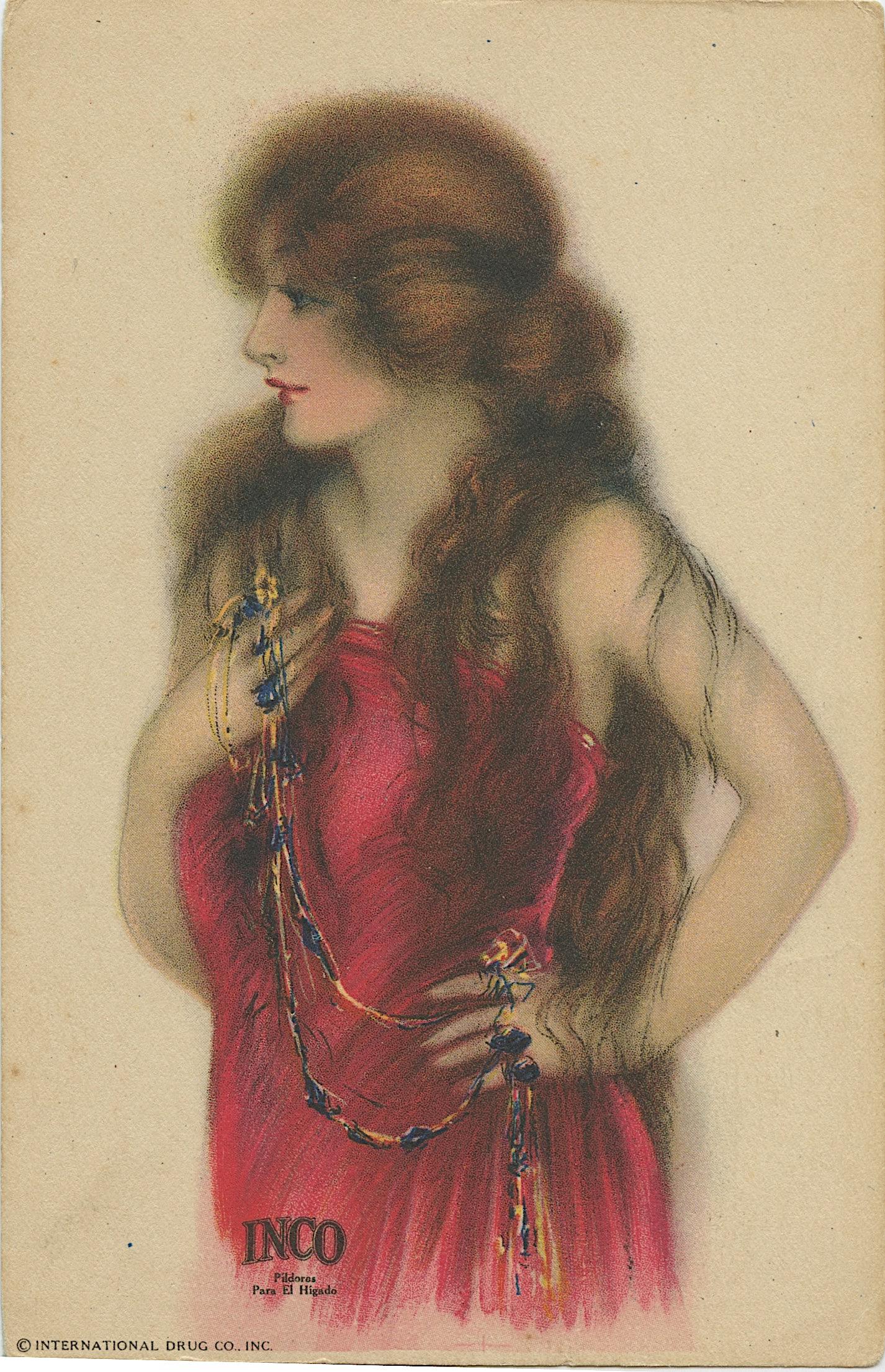 Antique Rare Advertising Card Color Hamilton King: The dimensions of an antique postcard are Approx. 5.5"x 3.5" (small variances can occur). This lot is located in Boca Raton, Fl. The shipping by Artelisted will be via USPS - First Class, Priority or 