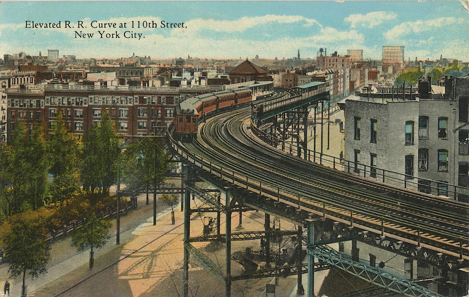 Antique Vintage Rare Postcard New York View (1 of 2)